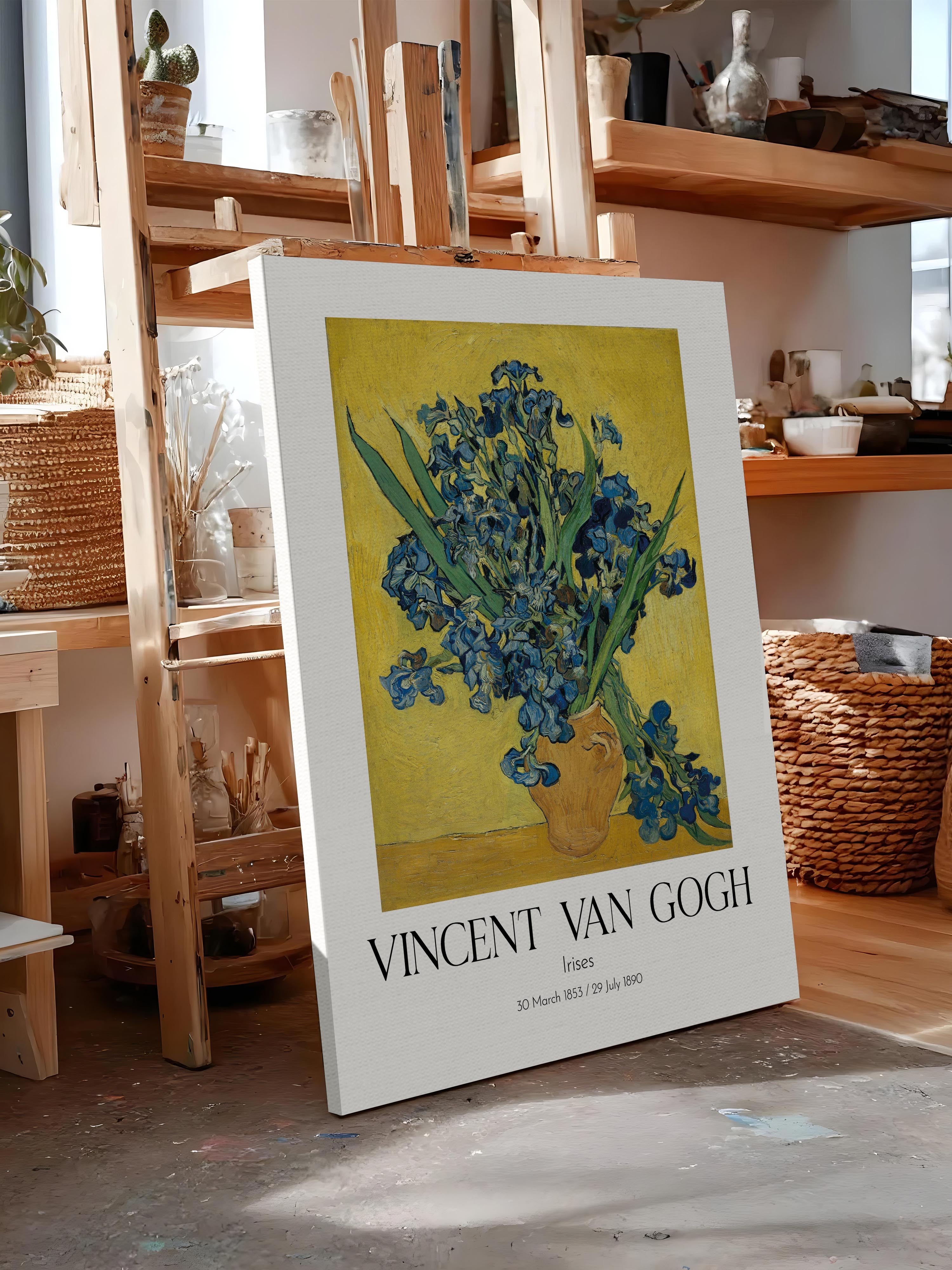 Vincent Van Gogh - Irises, Kanvas Tablo, Sanat Serisi NO:110606