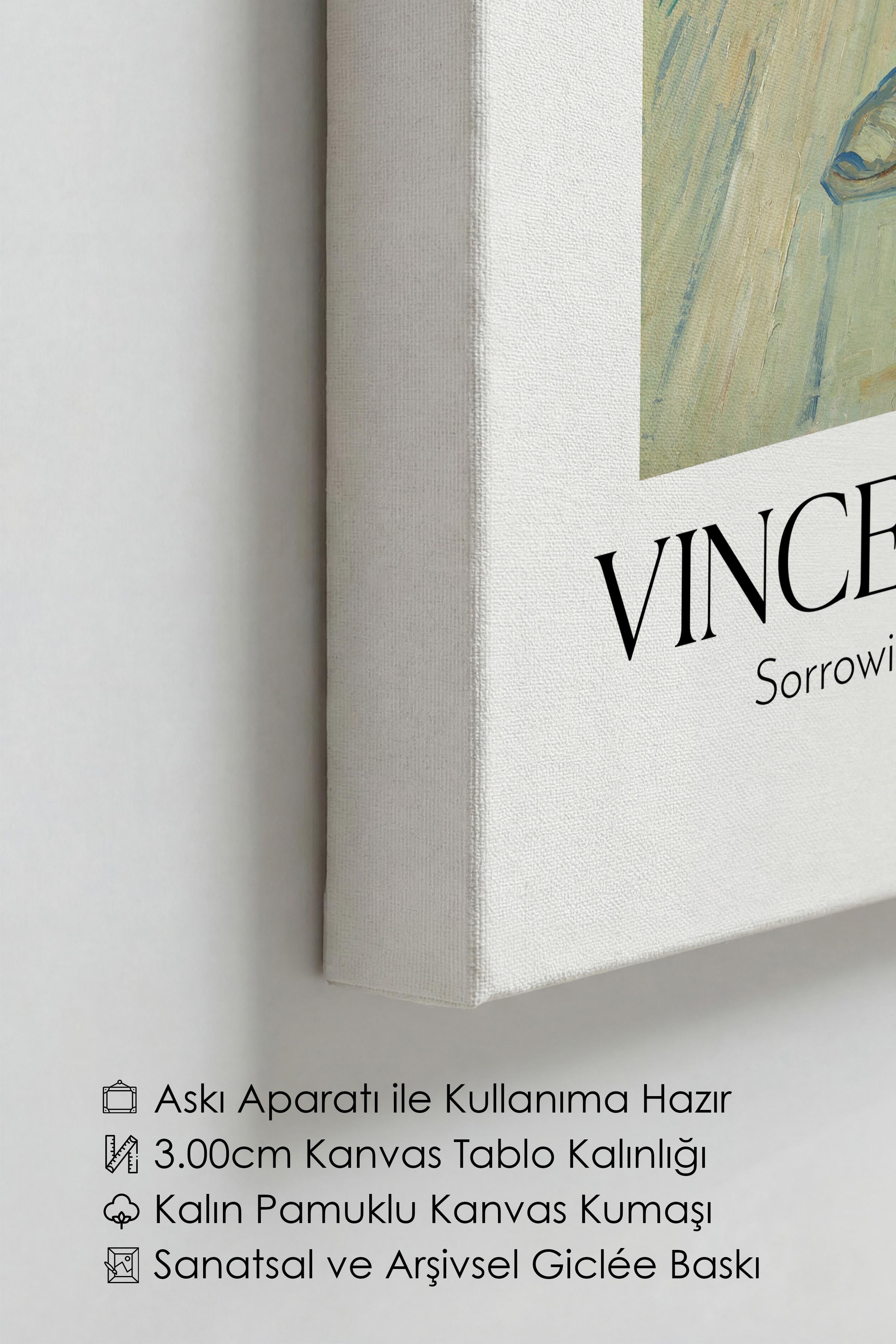 Vincent Van Gogh, Kanvas Tablo, Sanat Serisi NO:110616