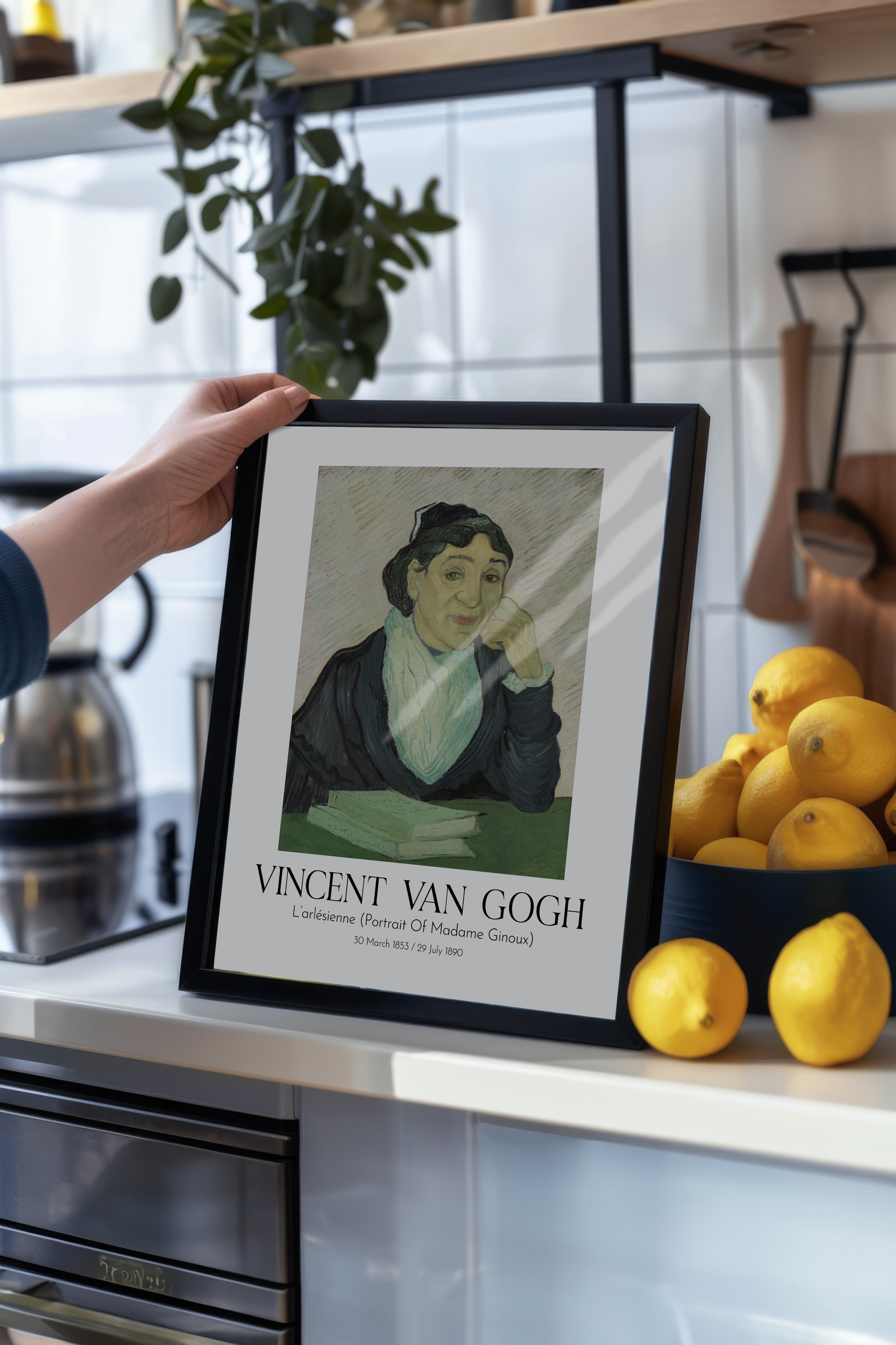 Vincent Van Gogh, Siyah Çerçeveli Tablo, Sanat Serisi NO:110609