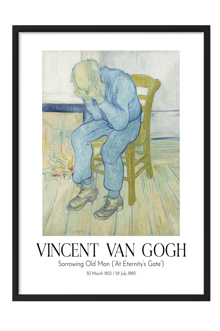 Vincent Van Gogh, Siyah Çerçeveli Tablo, Sanat Serisi NO:110616