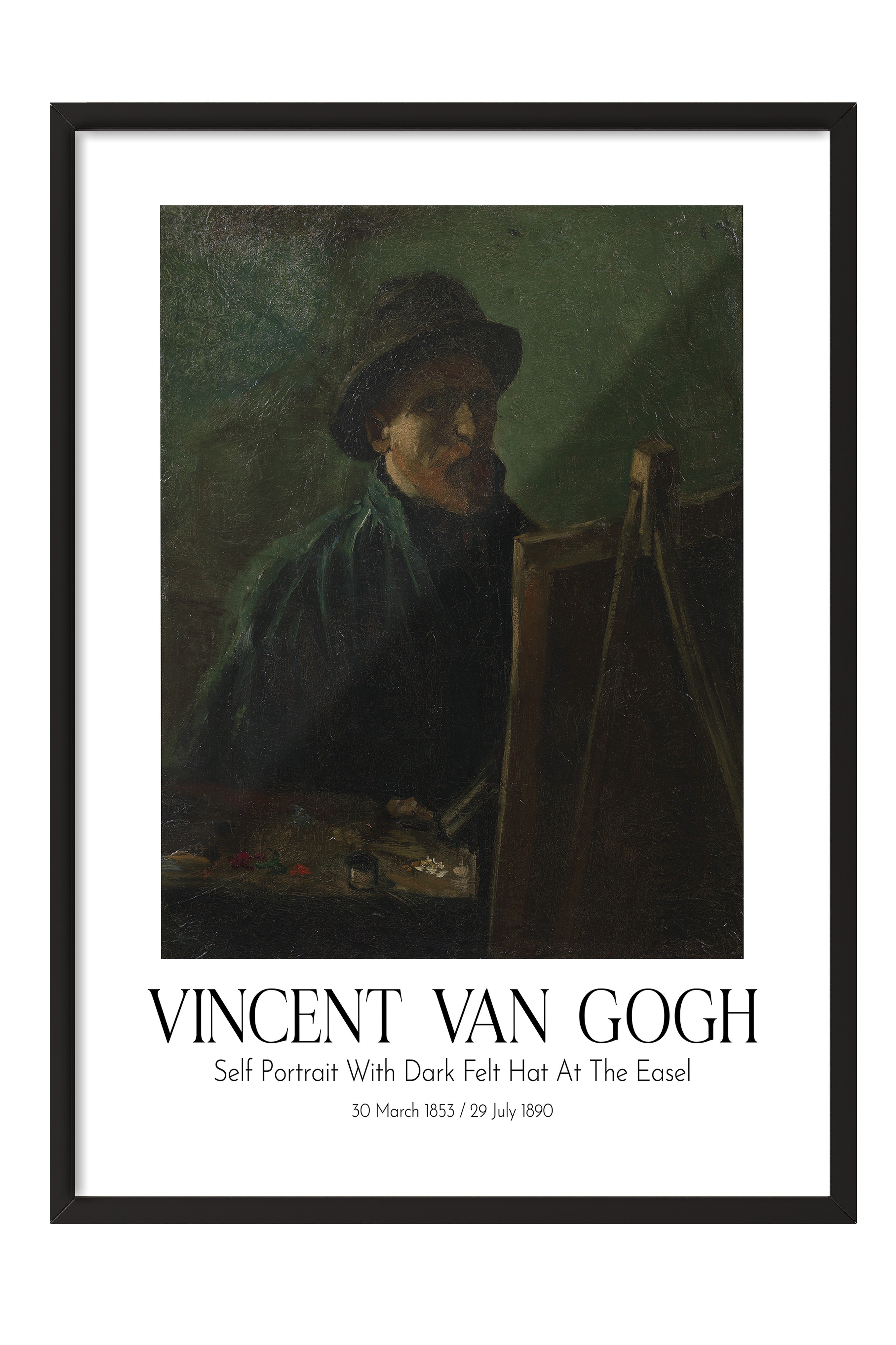 Vincent Van Gogh, Siyah Çerçeveli Tablo, Sanat Serisi NO:110620