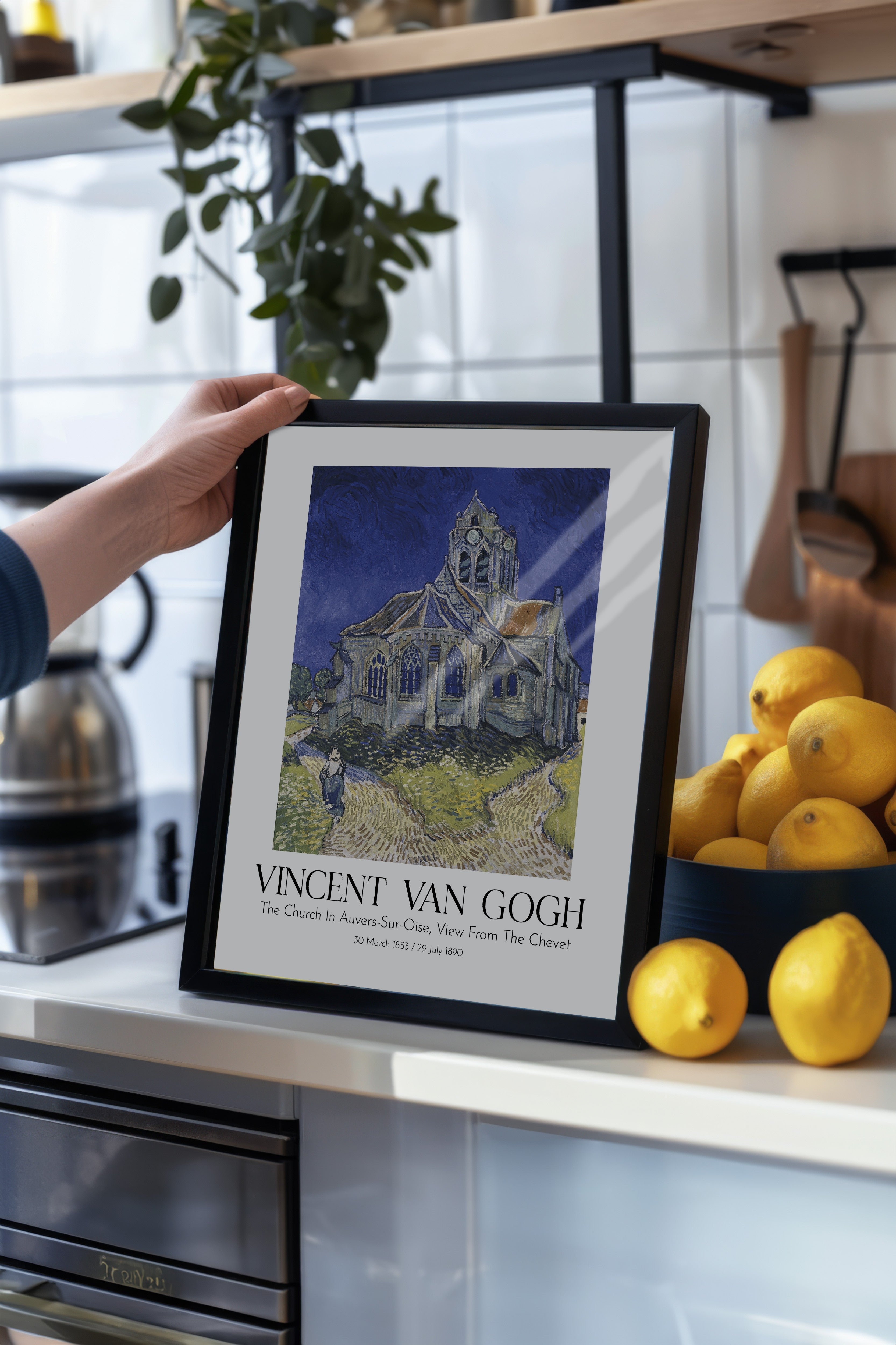 Vincent Van Gogh, Siyah Çerçeveli Tablo, Sanat Serisi NO:110622