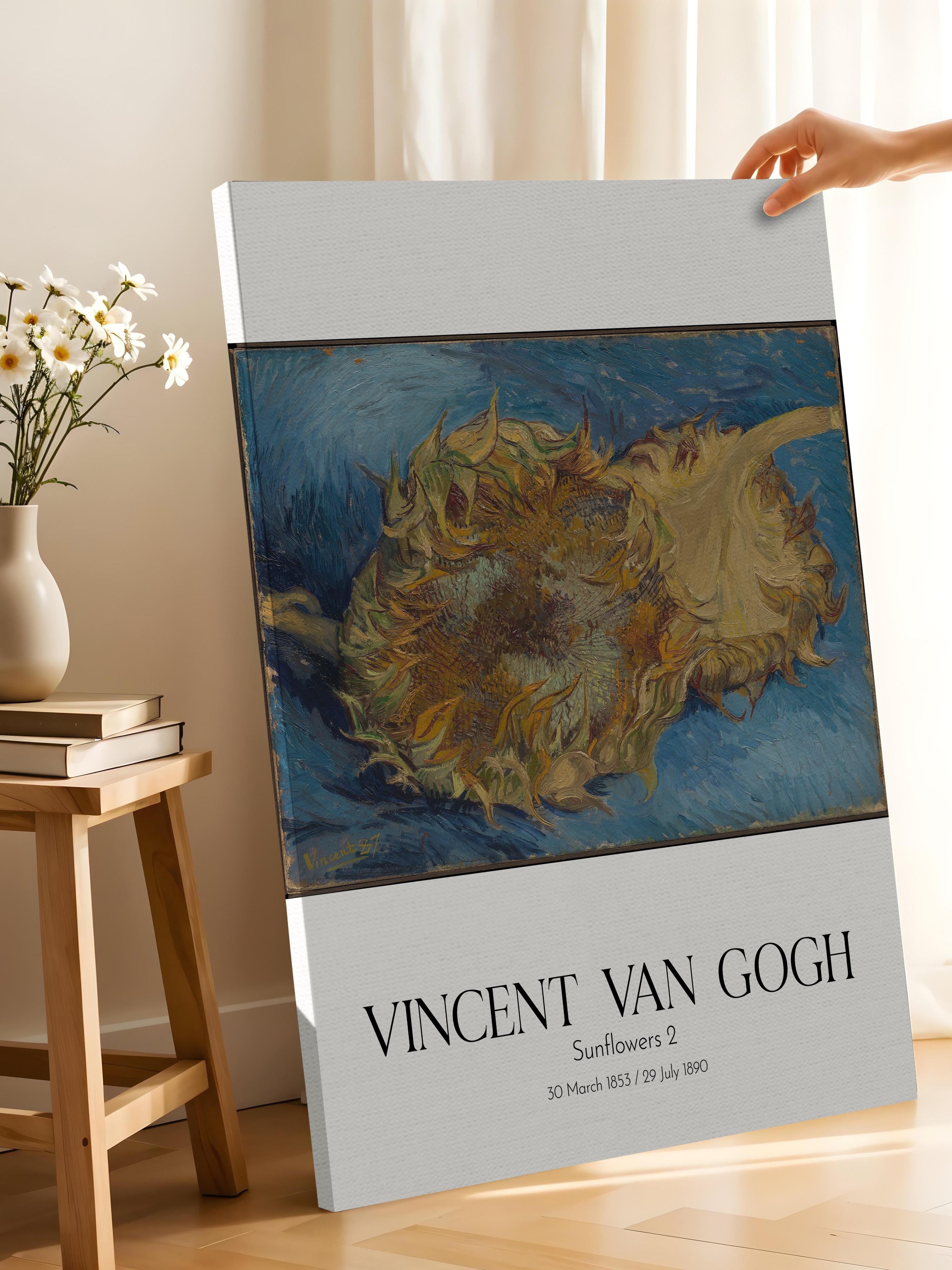 Vincent Van Gogh - Sunflowers 2, Kanvas Tablo, Sanat Serisi NO:110618