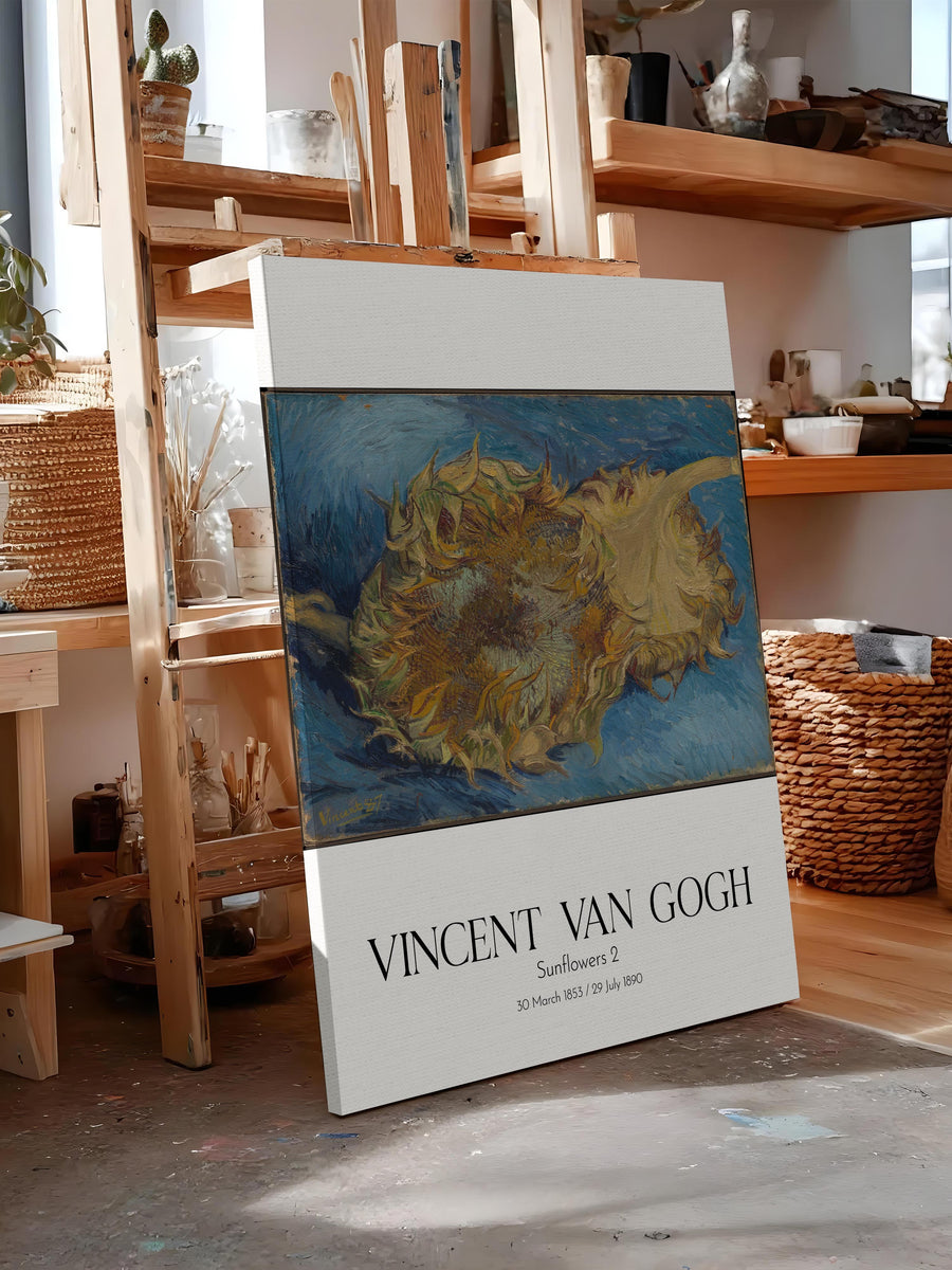 Vincent Van Gogh - Sunflowers 2, Kanvas Tablo, Sanat Serisi NO:110618