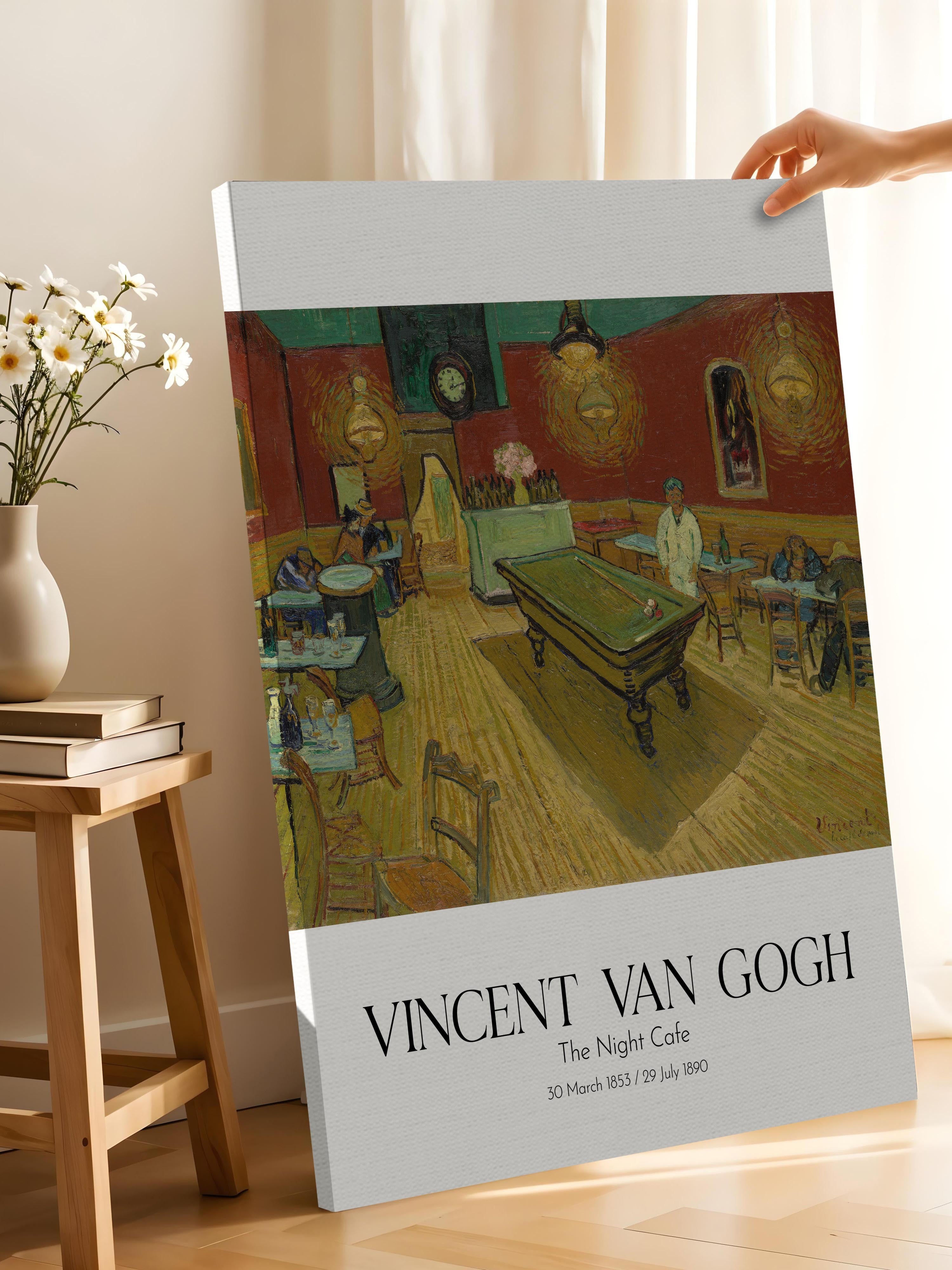 Vincent Van Gogh - The Night Cafe, Kanvas Tablo, Sanat Serisi NO:110603