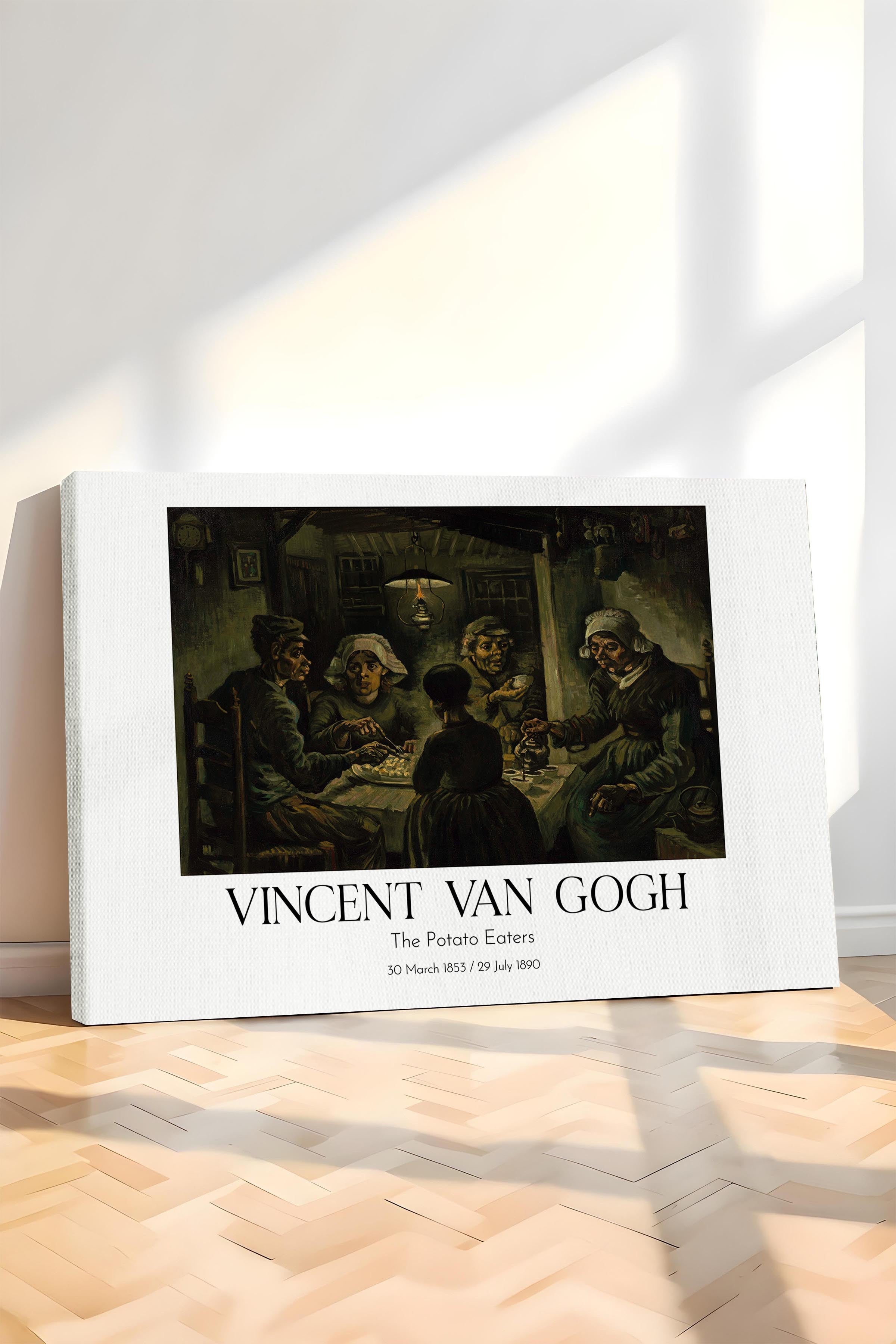 Vincent Van Gogh - The Potato Eaters, Kanvas Tablo, Sanat Serisi NO:110642