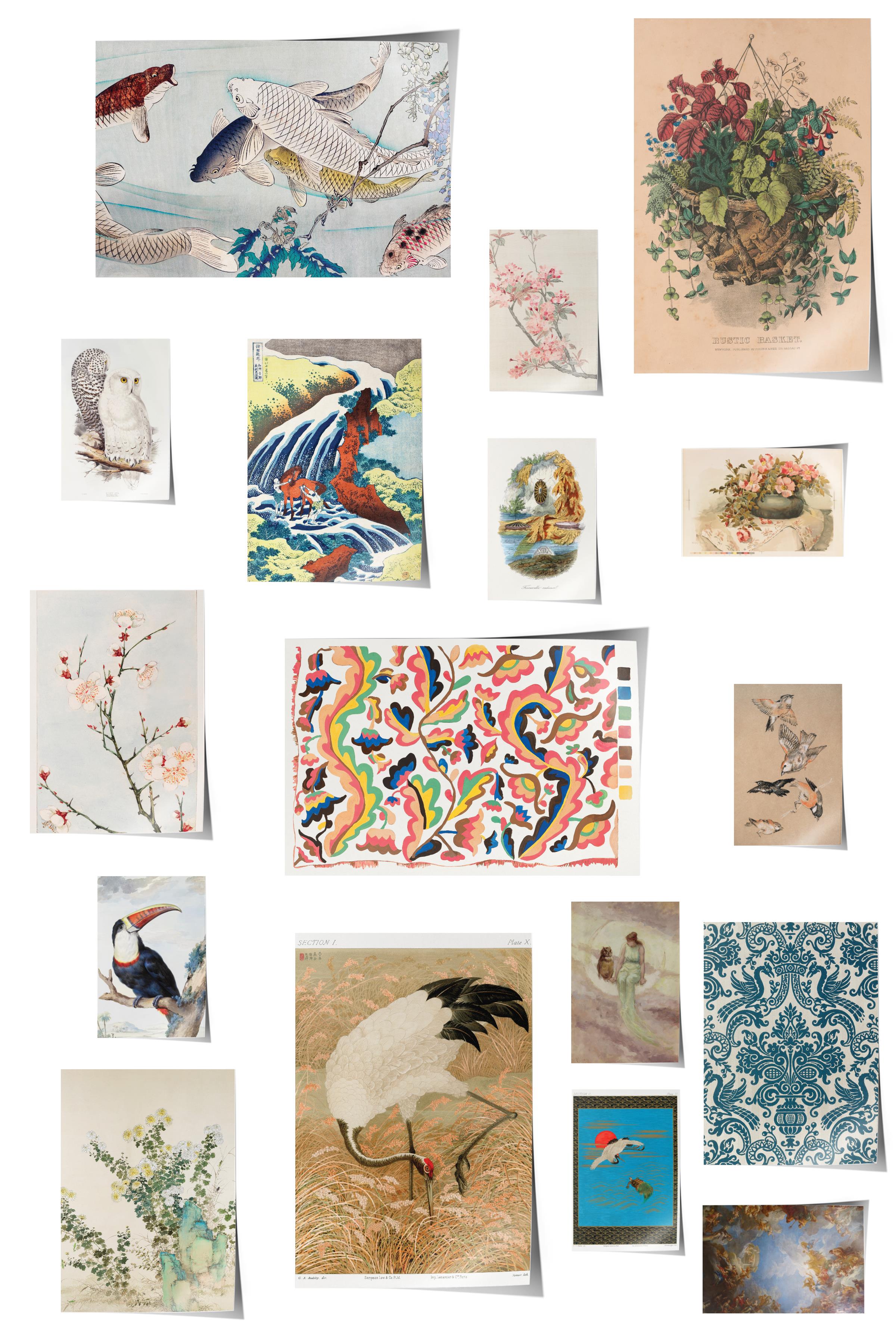 Vintage Duvar Poster Seti - 17 Adet Vintage Poster - Ev ve Ofis Duvar Tablosu - Çerçevesiz Poster