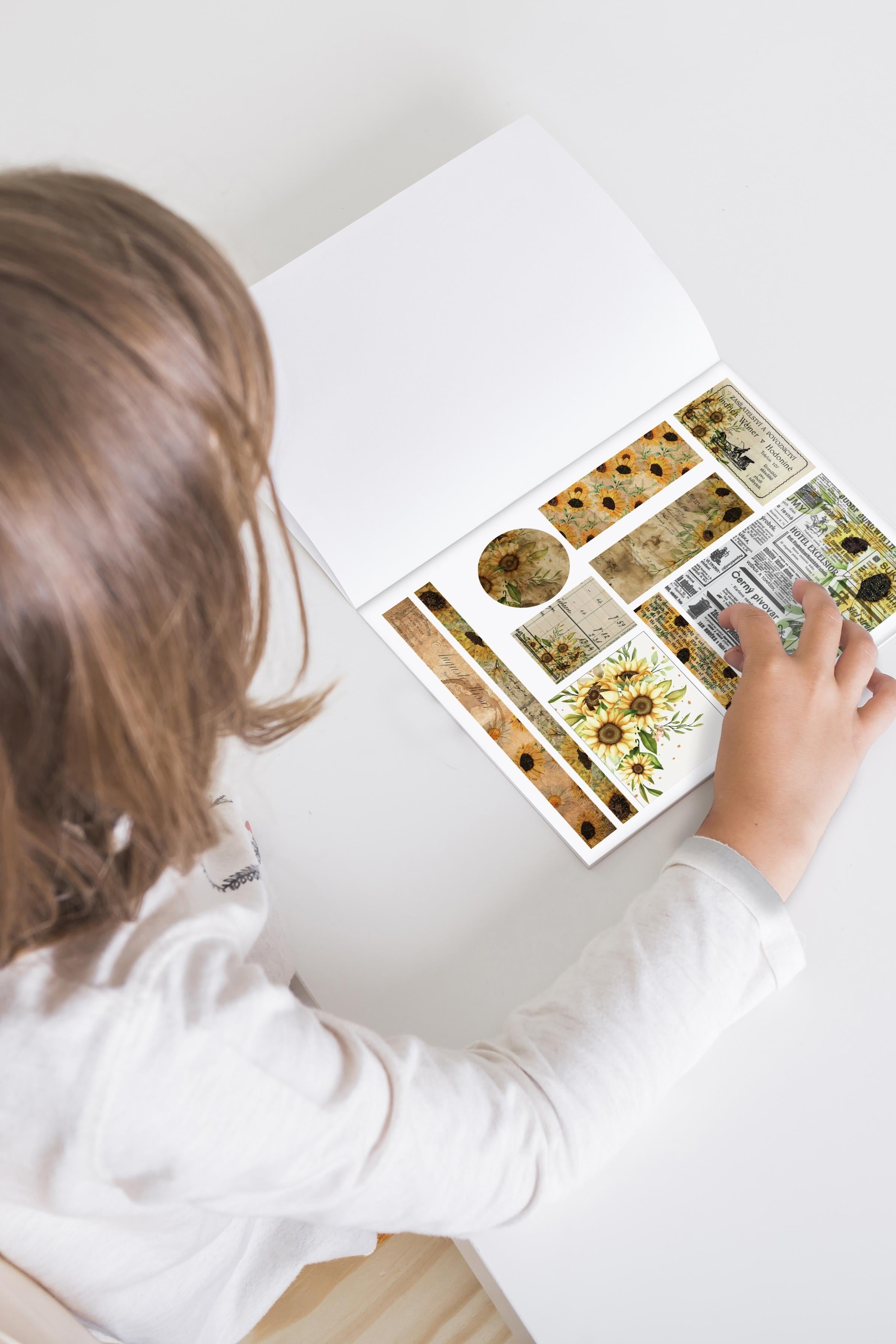 Vintage Etiket Seti, 120 Adet Büyük Boy Etiket, Sticker Book, Sticker Defteri, Bullet Journal, Günlük