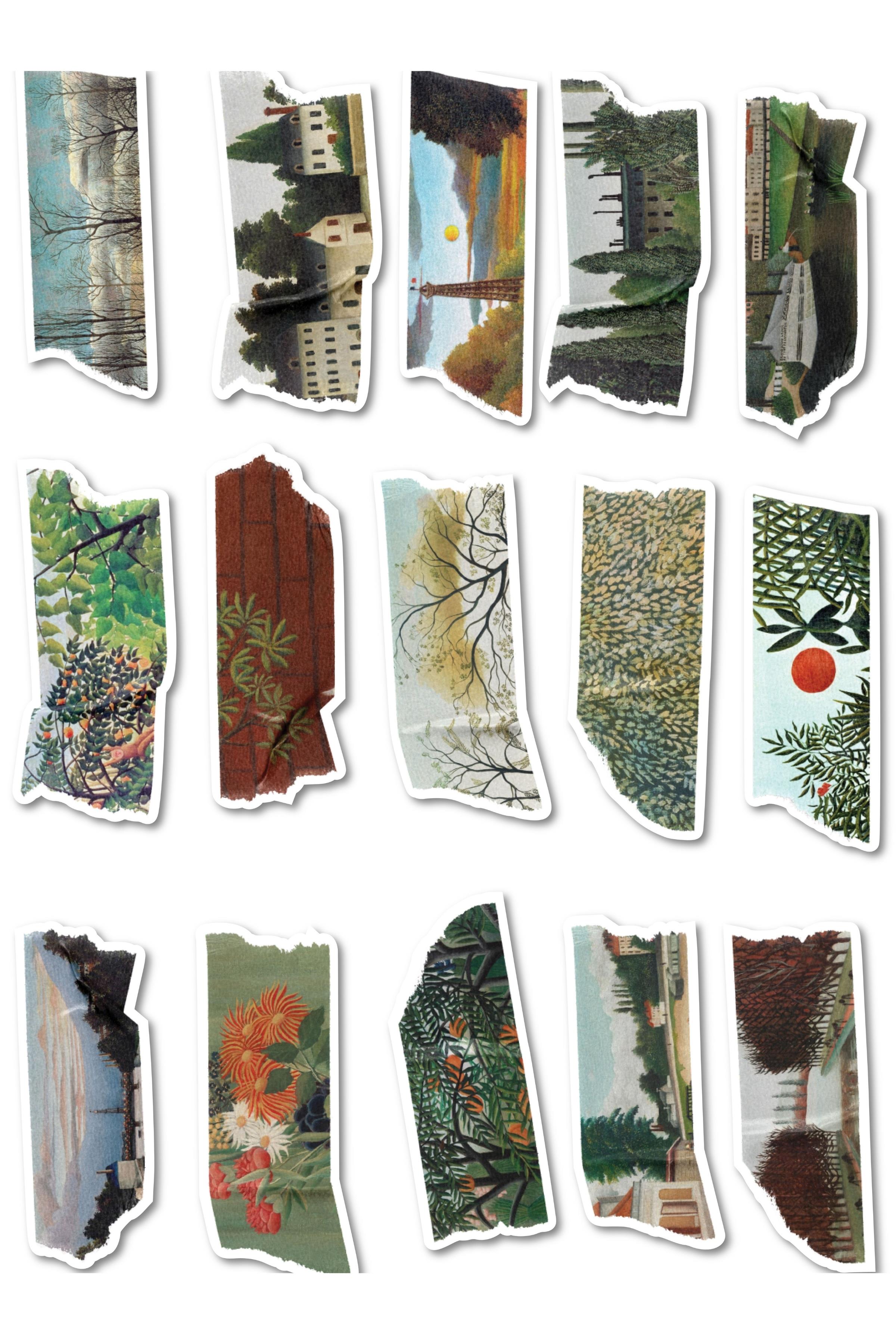 Vintage Journal Etiket Seti, Büyük Boy, 11 Adet Su Geçirmez, Sticker Seti, Laptop, Telefon, Valiz Uyumlu