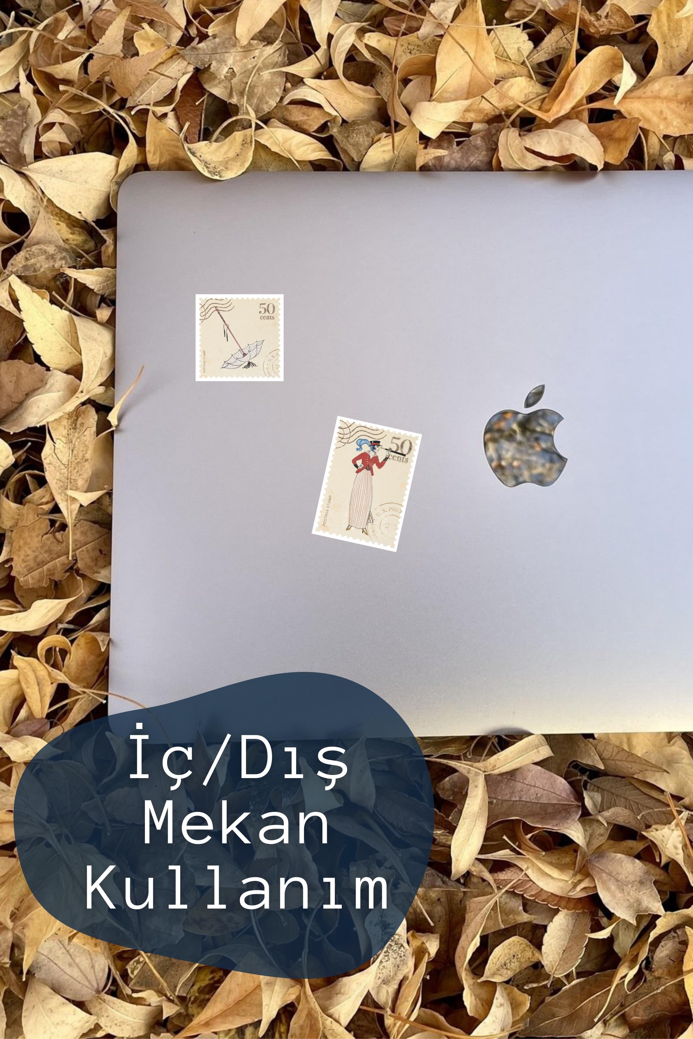 Vintage Pullar Etiket Seti, 12 Adet Su Geçirmez, Retro Sticker, Journal, Memopad, Günlük Uyumlu