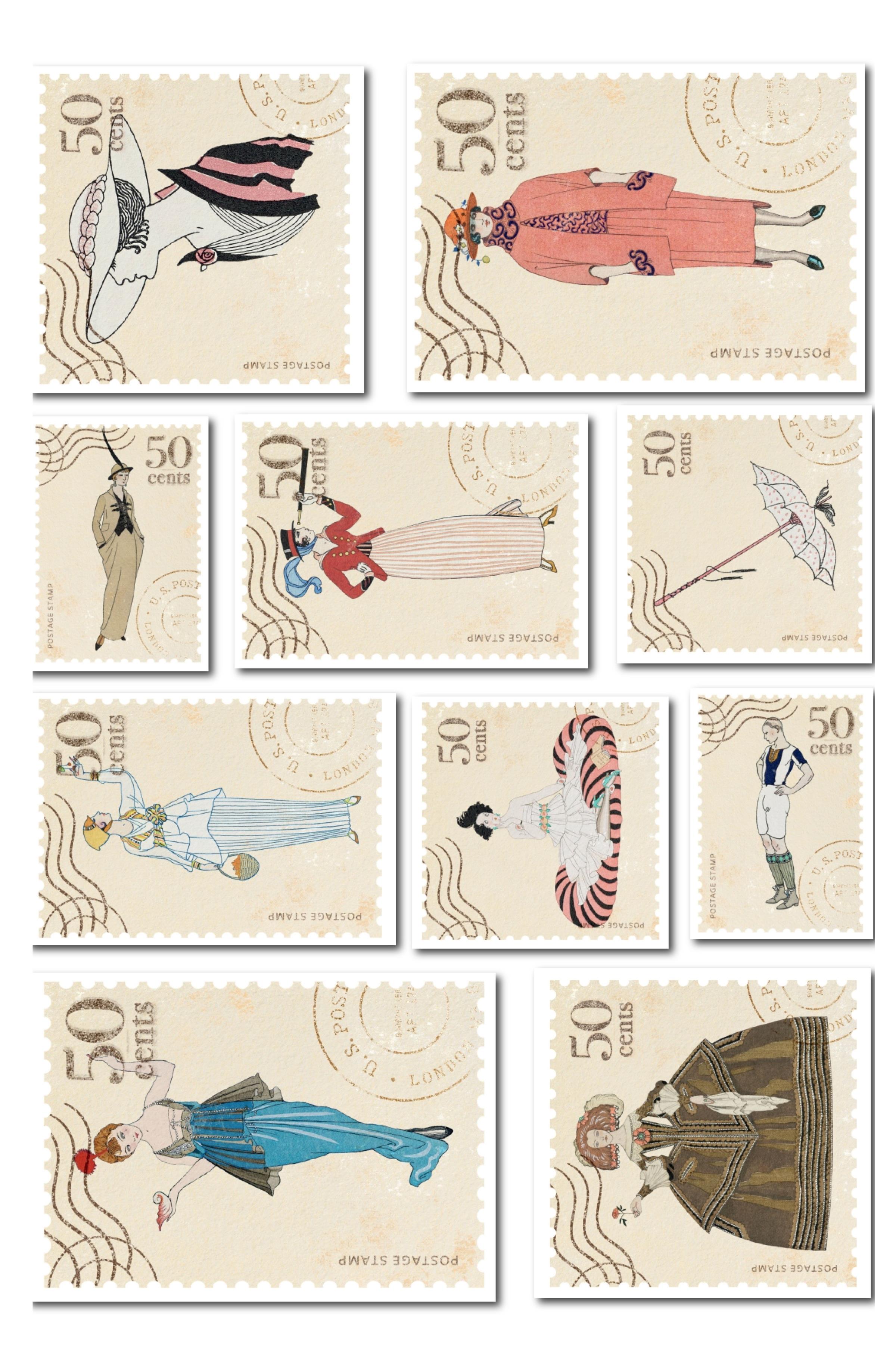 Vintage Pullar Etiket Seti, 12 Adet Su Geçirmez, Retro Sticker, Journal, Memopad, Günlük Uyumlu