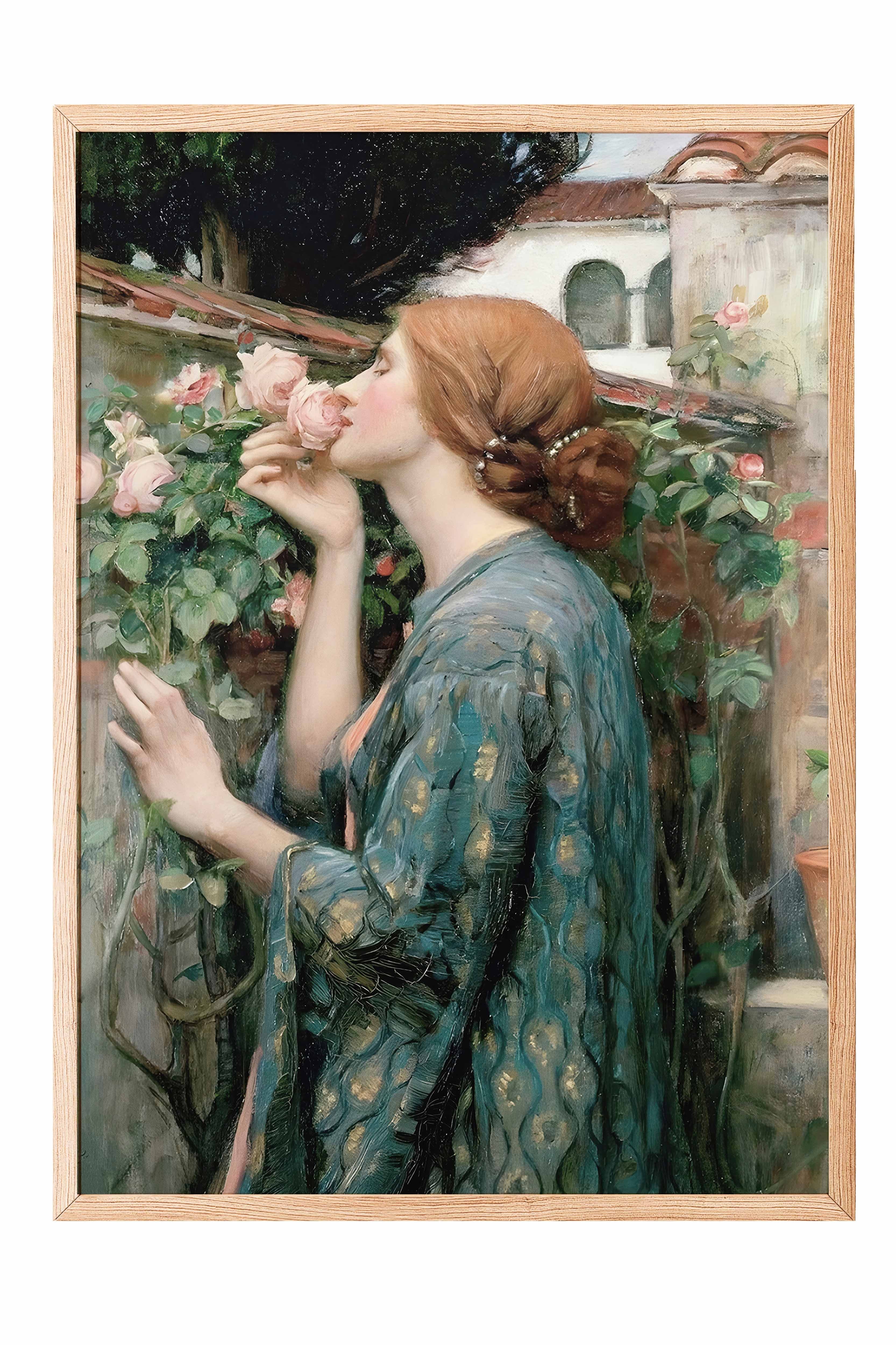 Vintage Tablo, Ahşap Çerçeveli Poster, Vintage Duvar Dekoru