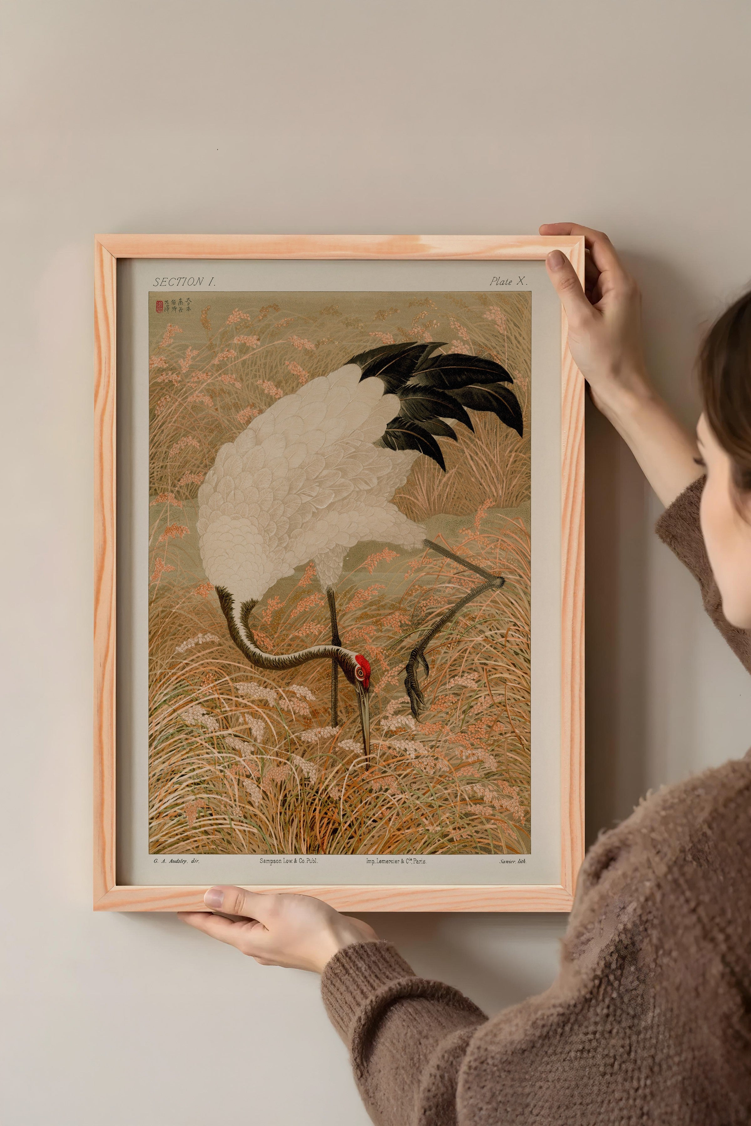 Vintage Tablo, Ahşap Çerçeveli Poster, Vintage Duvar Dekoru