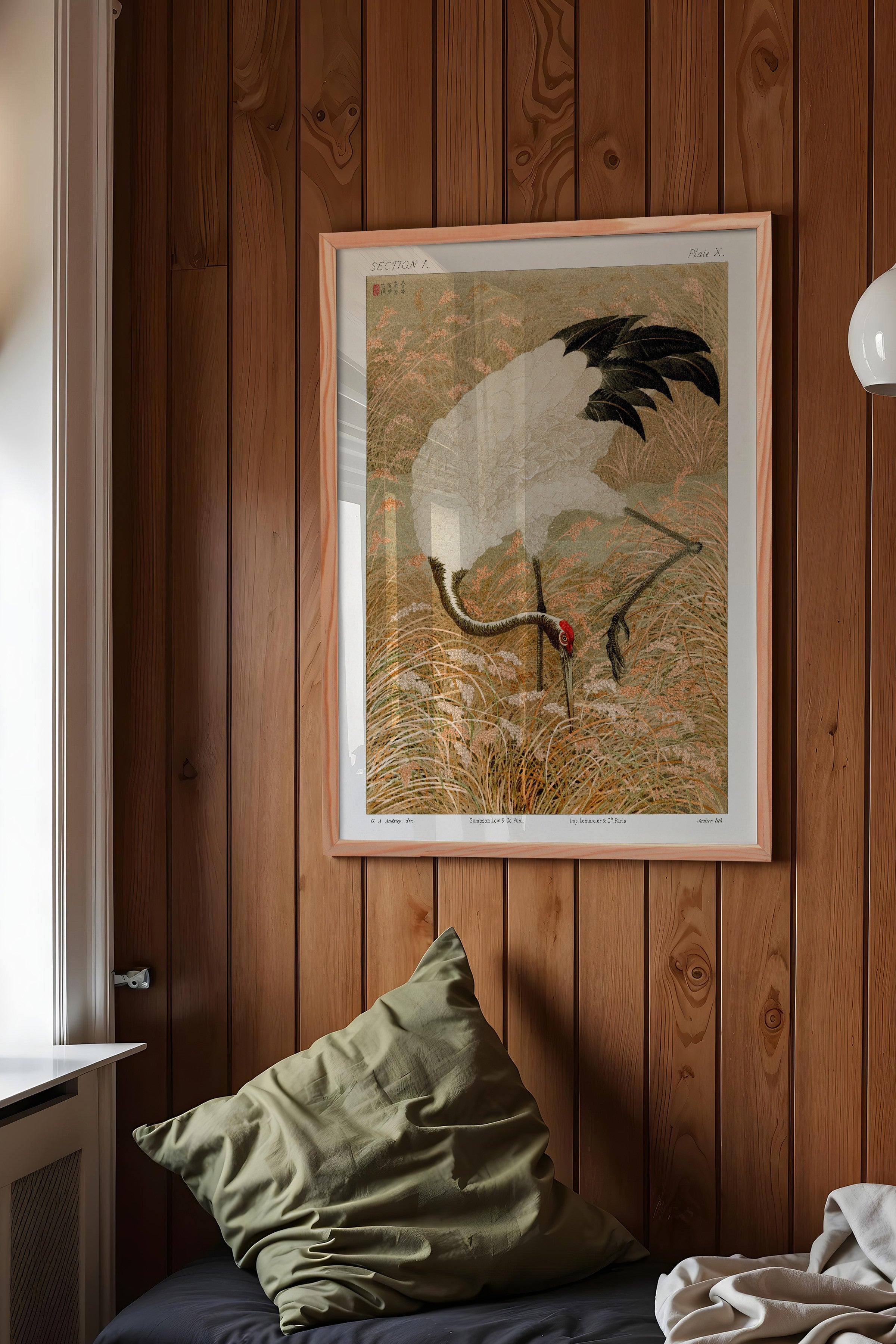 Vintage Tablo, Ahşap Çerçeveli Poster, Vintage Duvar Dekoru