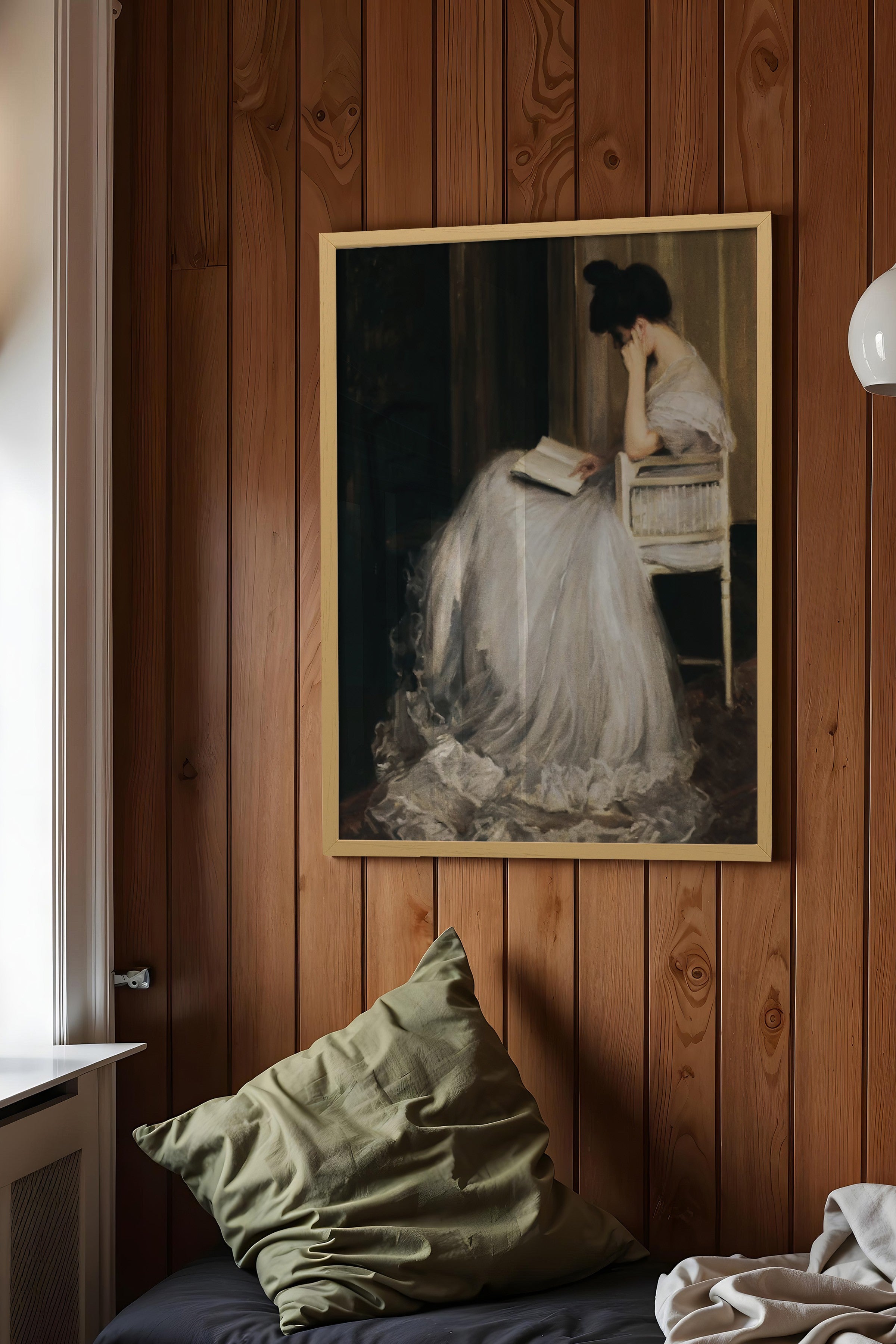 Vintage Tablo, Bej Çerçeveli Poster, Vintage Duvar Dekoru
