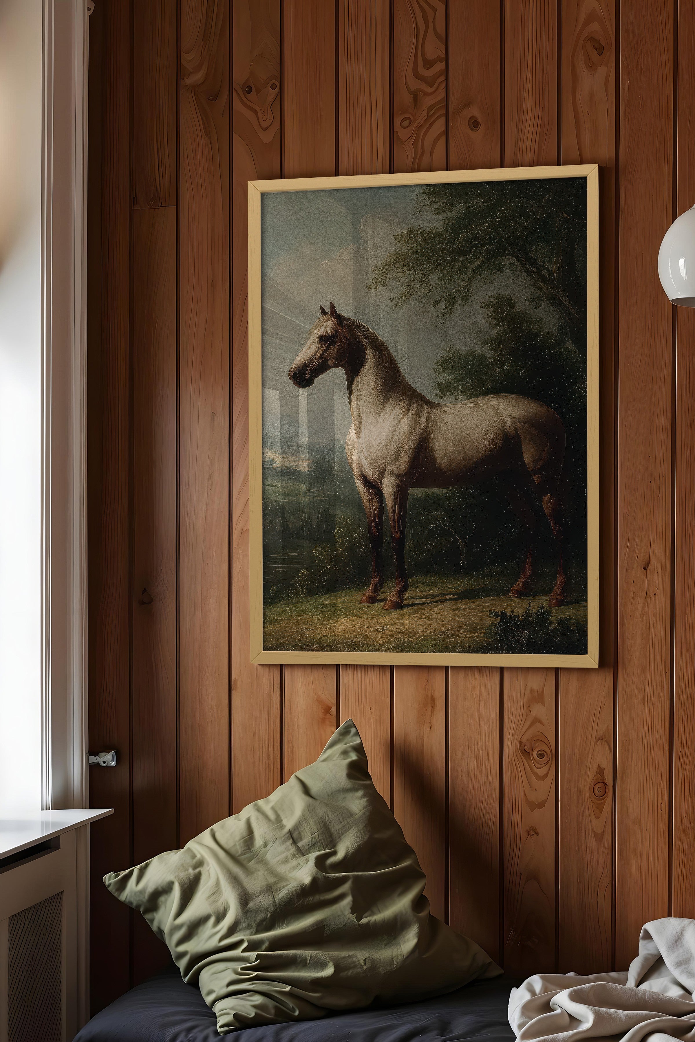 Vintage Tablo, Bej Çerçeveli Poster, Vintage Duvar Dekoru