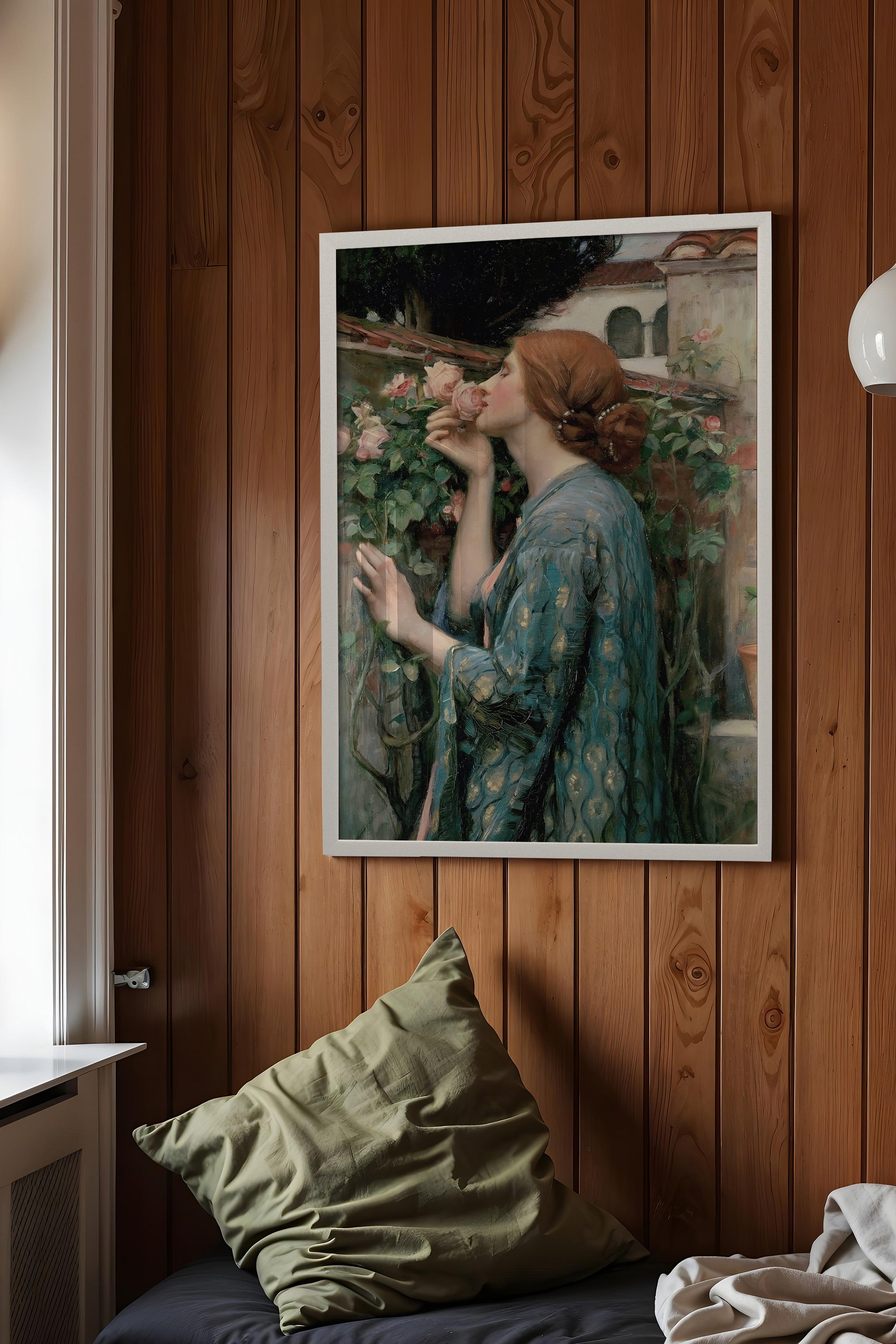 Vintage Tablo, Beyaz Çerçeveli Poster, Vintage Duvar Dekoru