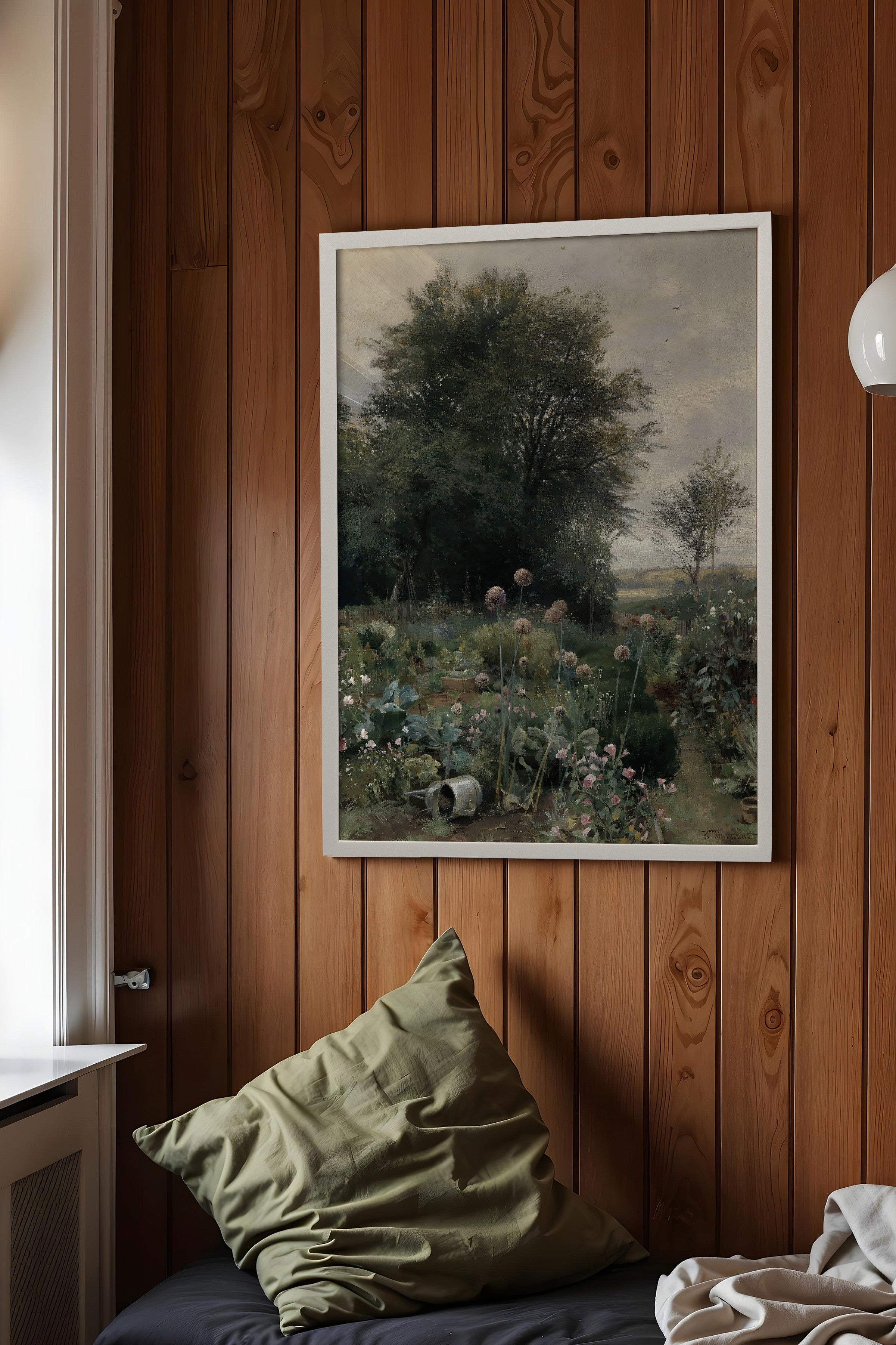 Vintage Tablo, Beyaz Çerçeveli Poster, Vintage Duvar Dekoru