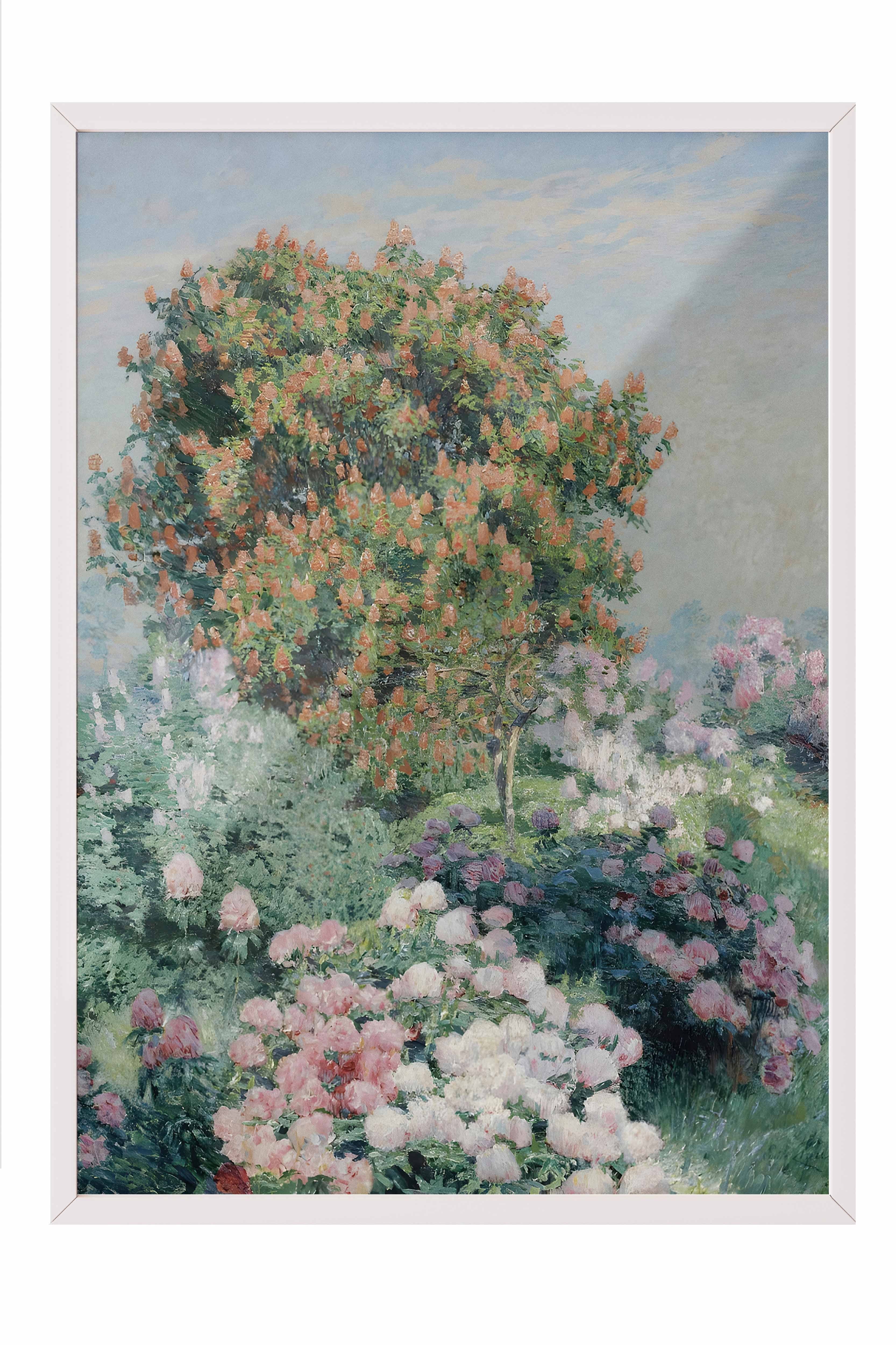 Vintage Tablo, Beyaz Çerçeveli Poster, Vintage Duvar Dekoru
