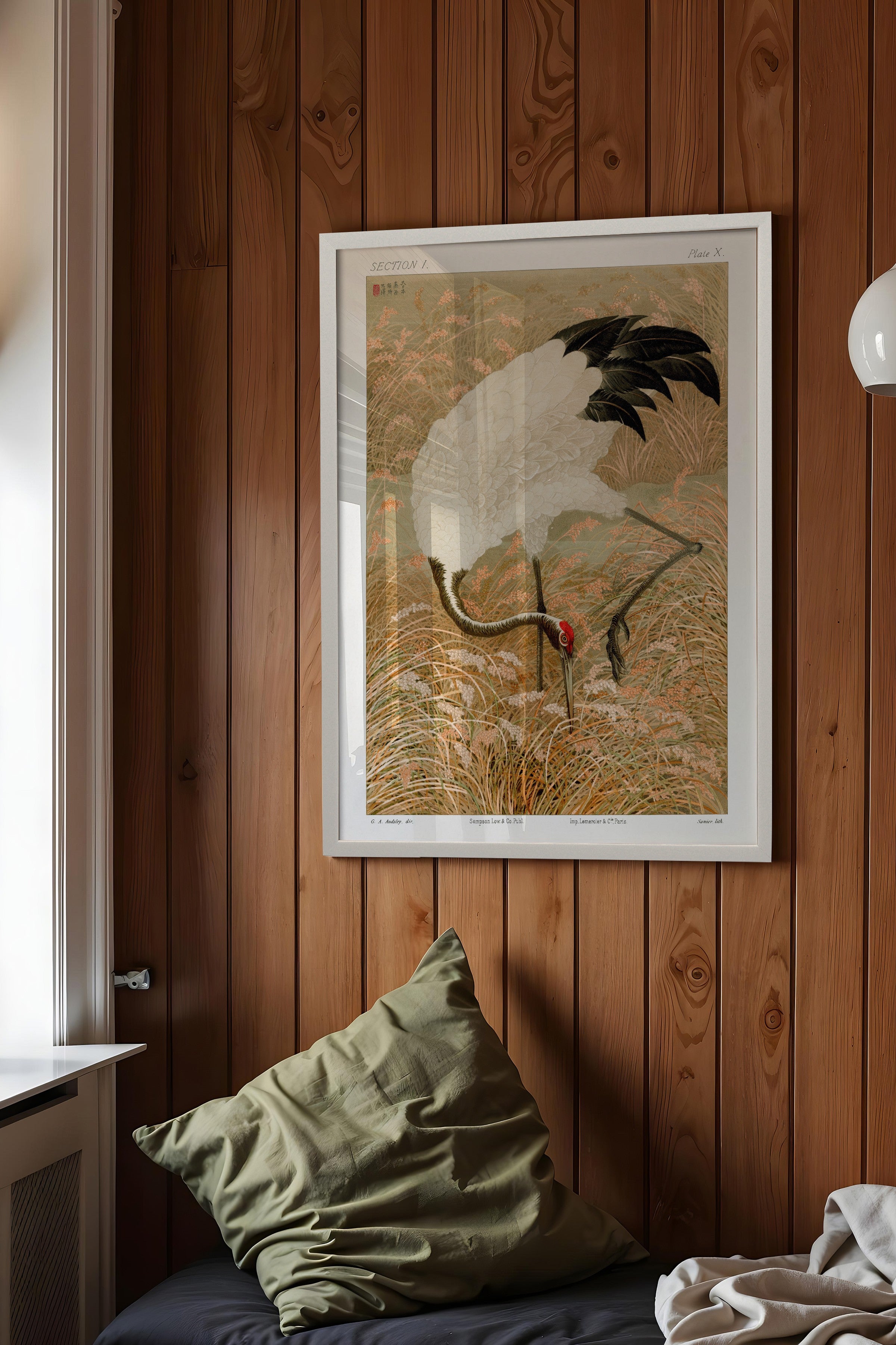 Vintage Tablo, Beyaz Çerçeveli Poster, Vintage Duvar Dekoru