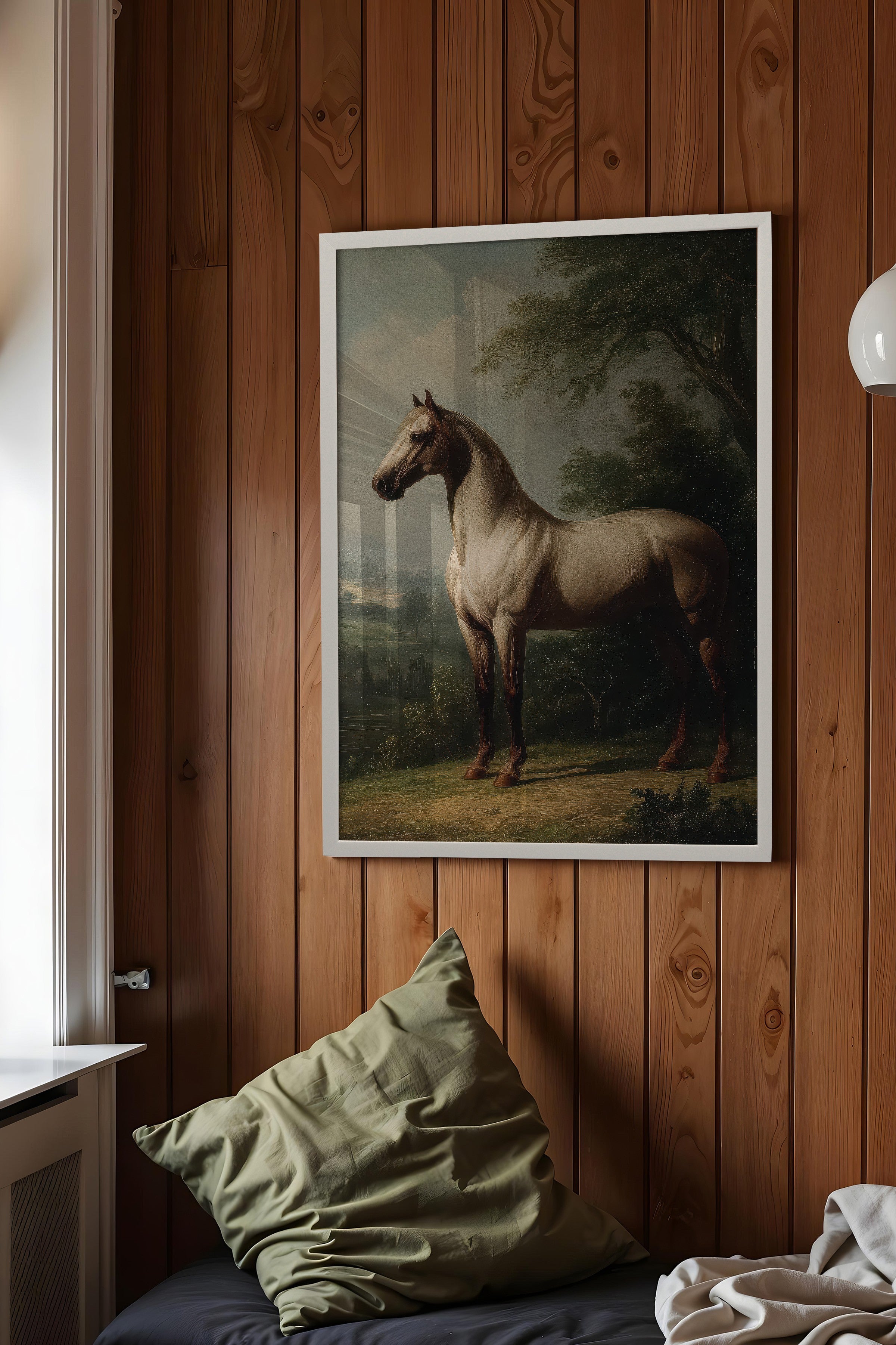 Vintage Tablo, Beyaz Çerçeveli Poster, Vintage Duvar Dekoru