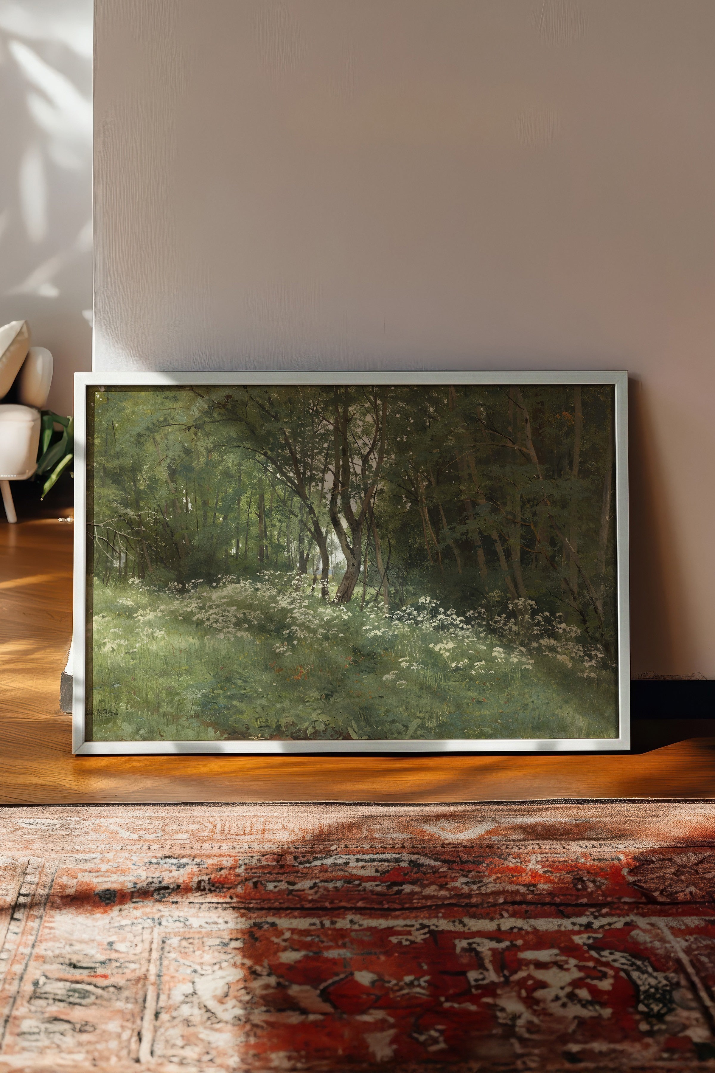 Vintage Tablo, Beyaz Çerçeveli Poster, Vintage Duvar Dekoru
