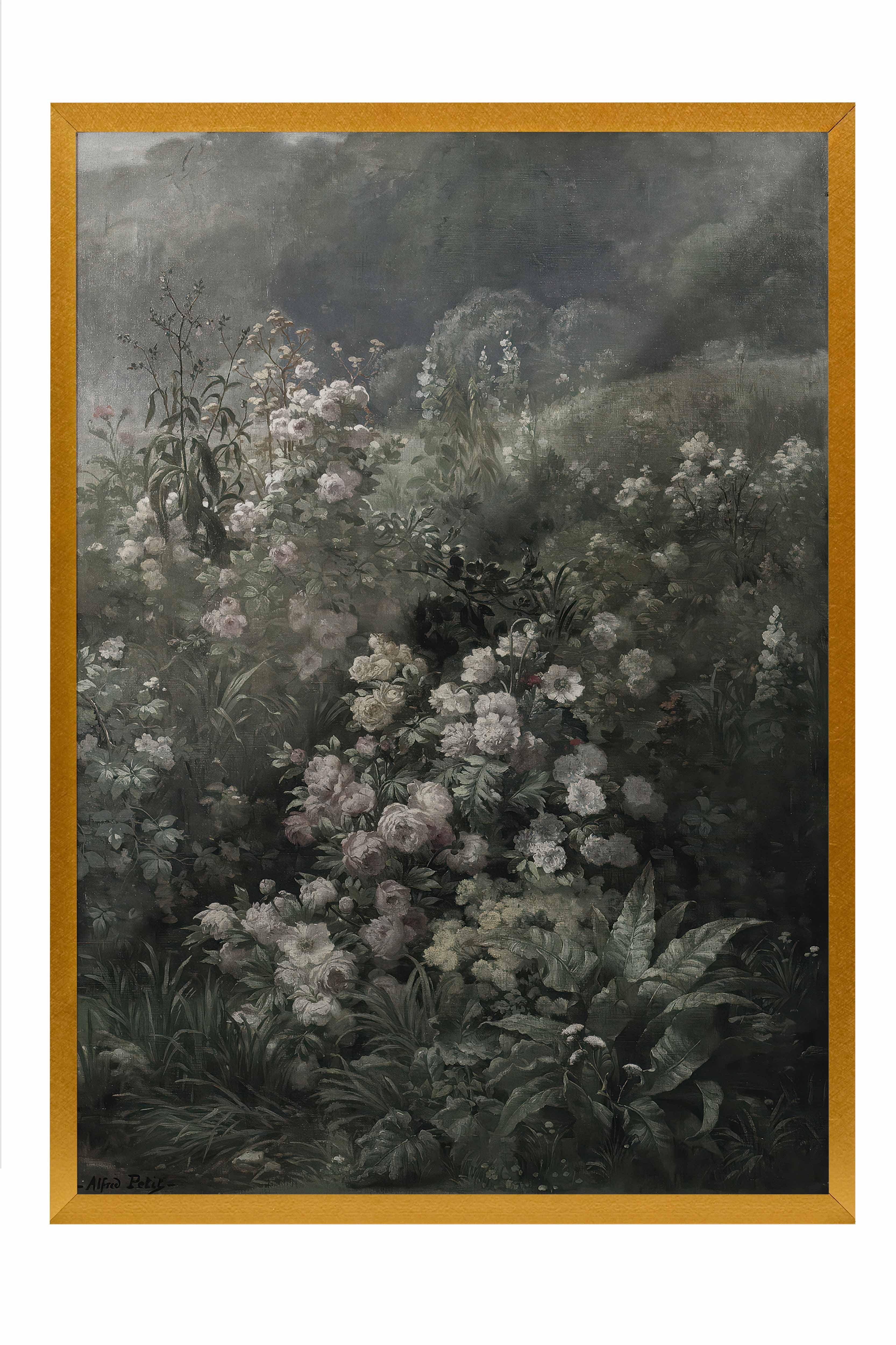 Vintage Tablo, Gold Çerçeveli Poster, Vintage Duvar Dekoru