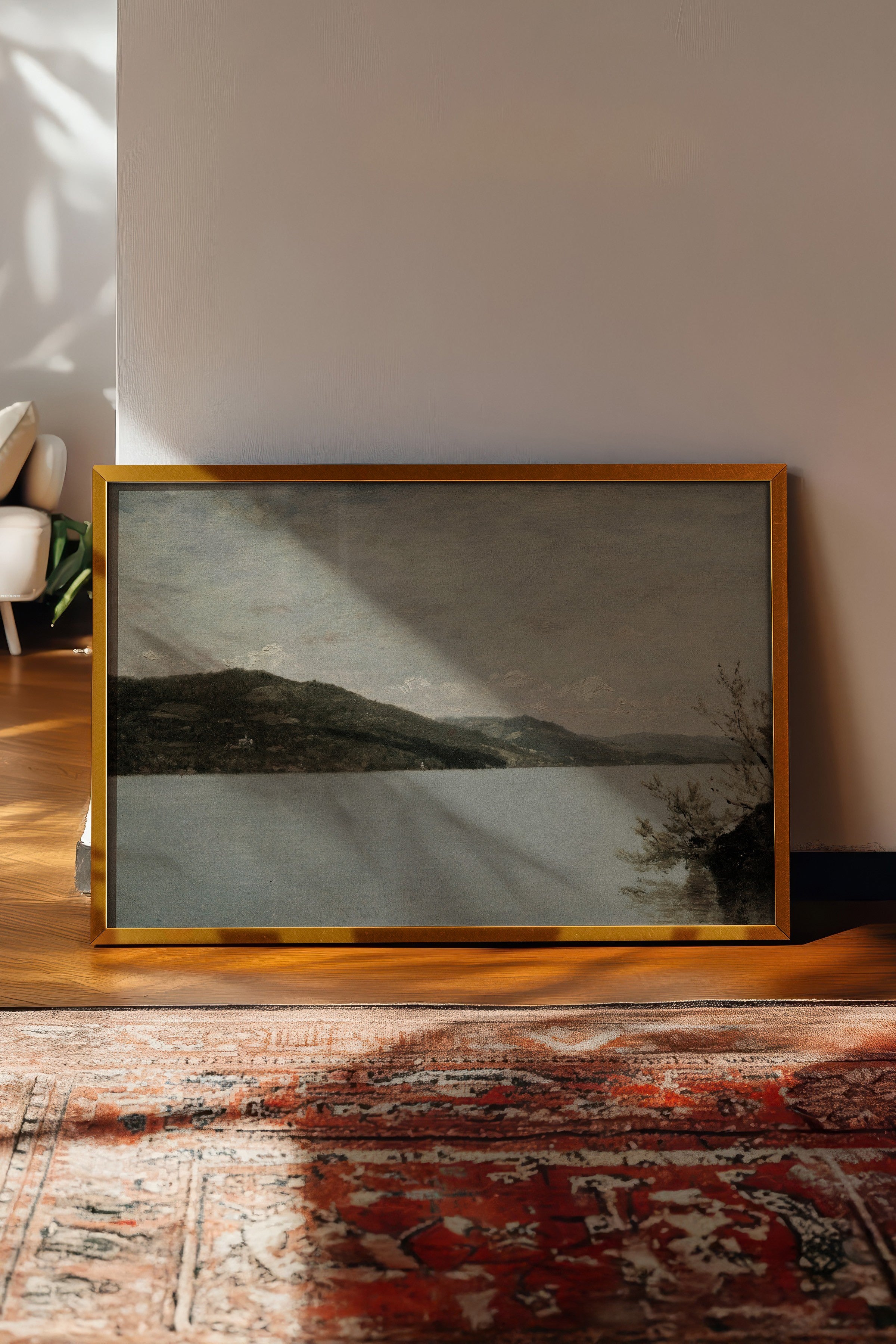 Vintage Tablo, Gold Çerçeveli Poster, Vintage Duvar Dekoru