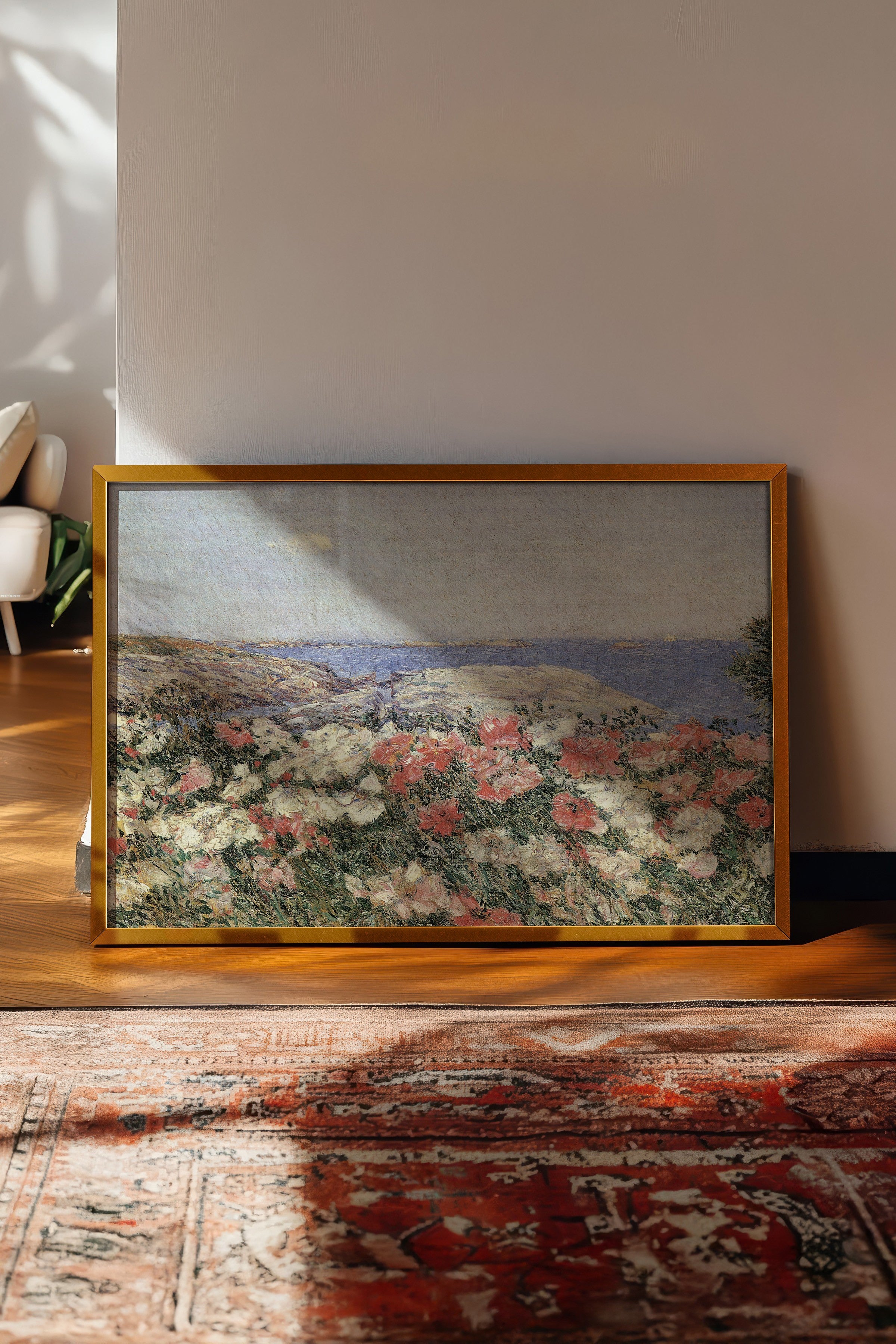 Vintage Tablo, Gold Çerçeveli Poster, Vintage Duvar Dekoru