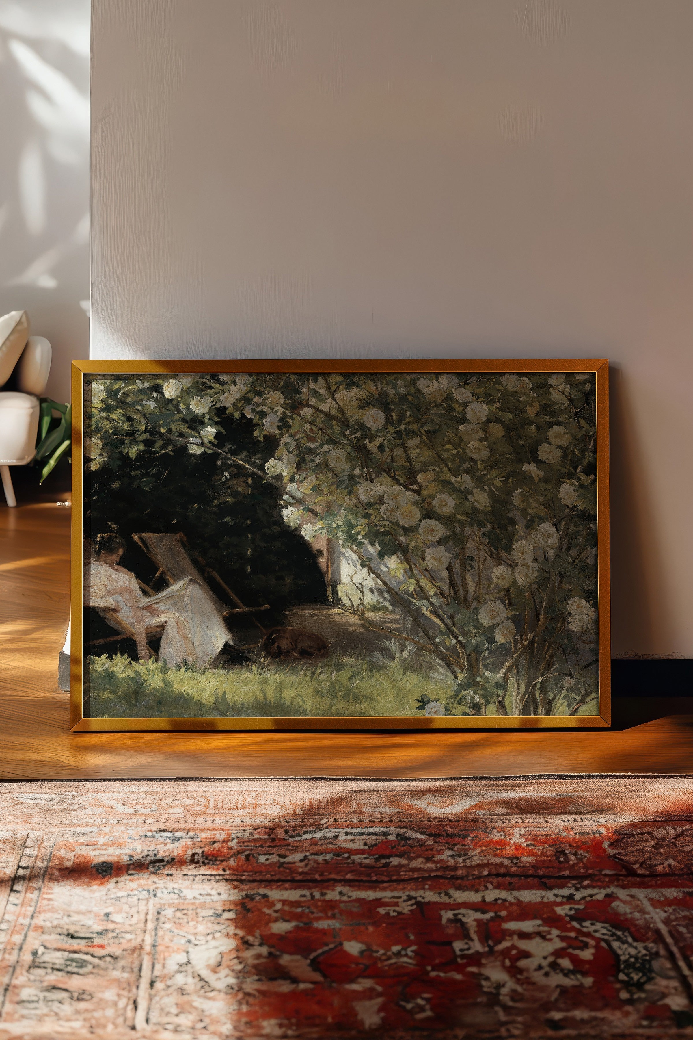 Vintage Tablo, Gold Çerçeveli Poster, Vintage Duvar Dekoru