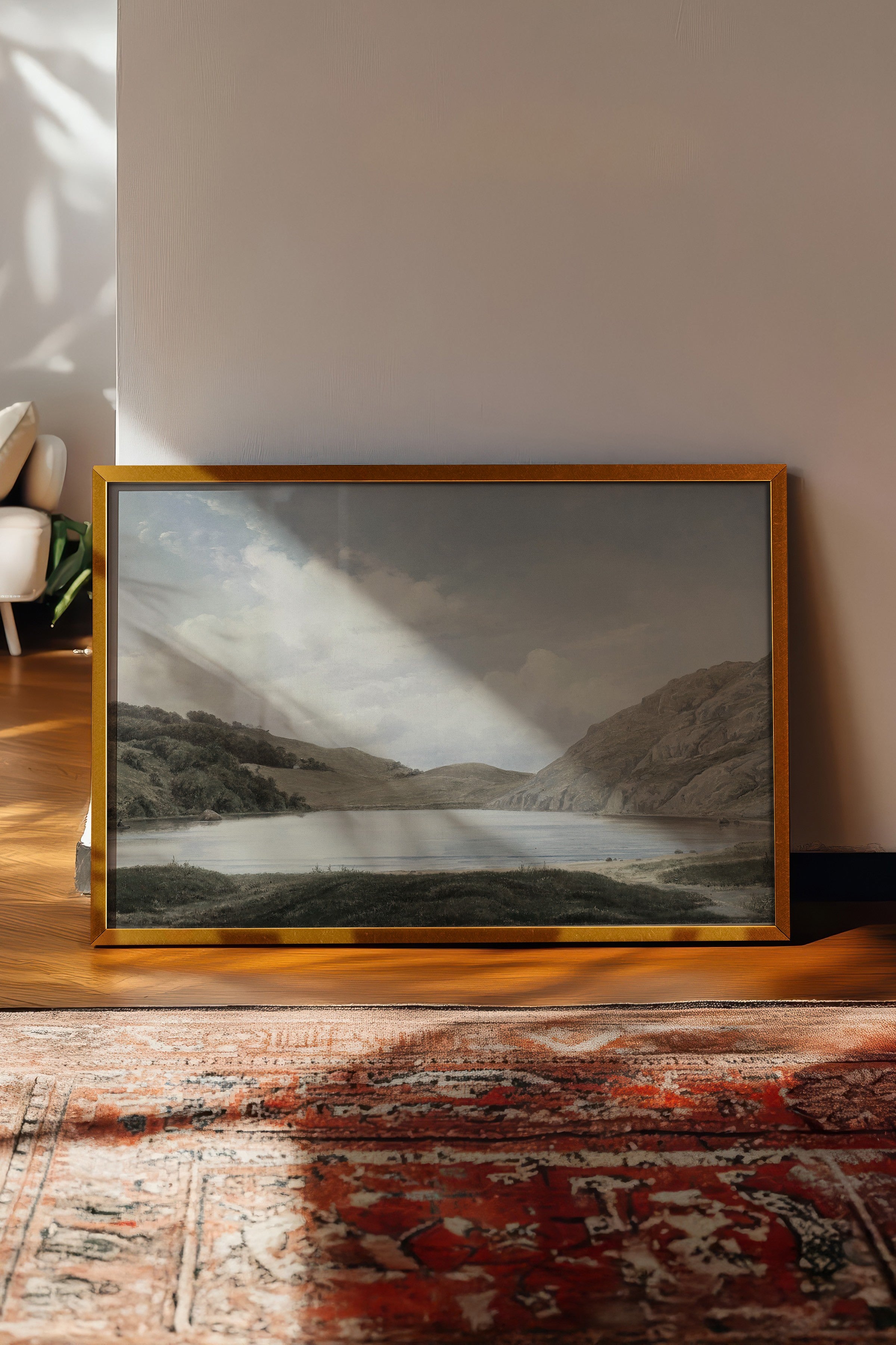 Vintage Tablo, Gold Çerçeveli Poster, Vintage Duvar Dekoru