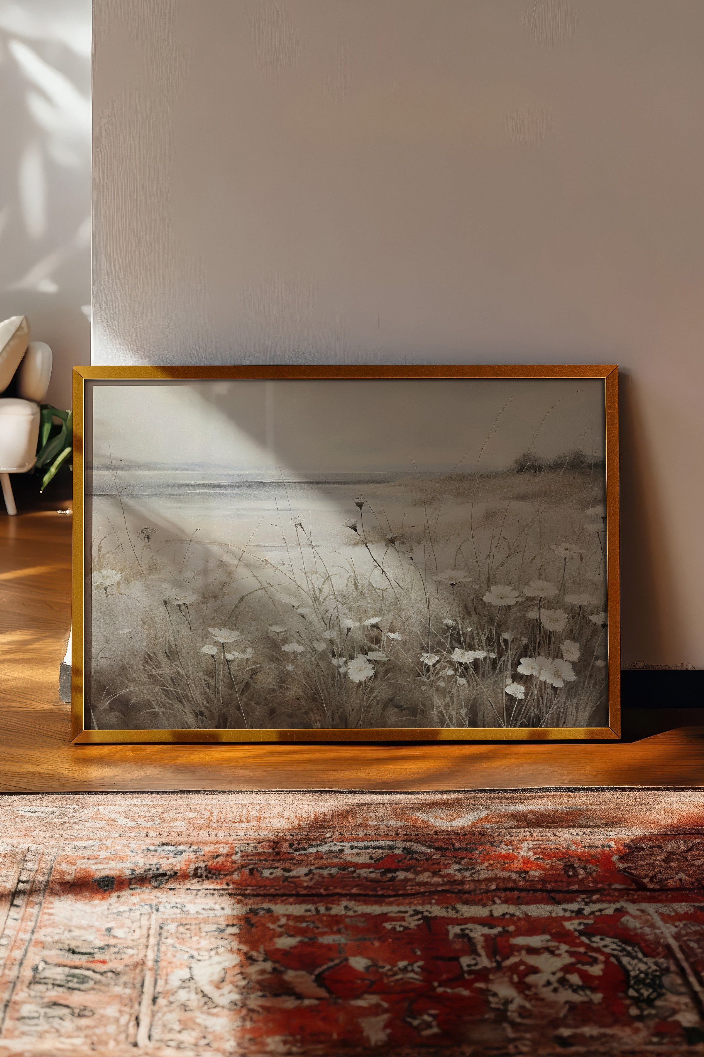 Vintage Tablo, Gold Çerçeveli Poster, Vintage Duvar Dekoru