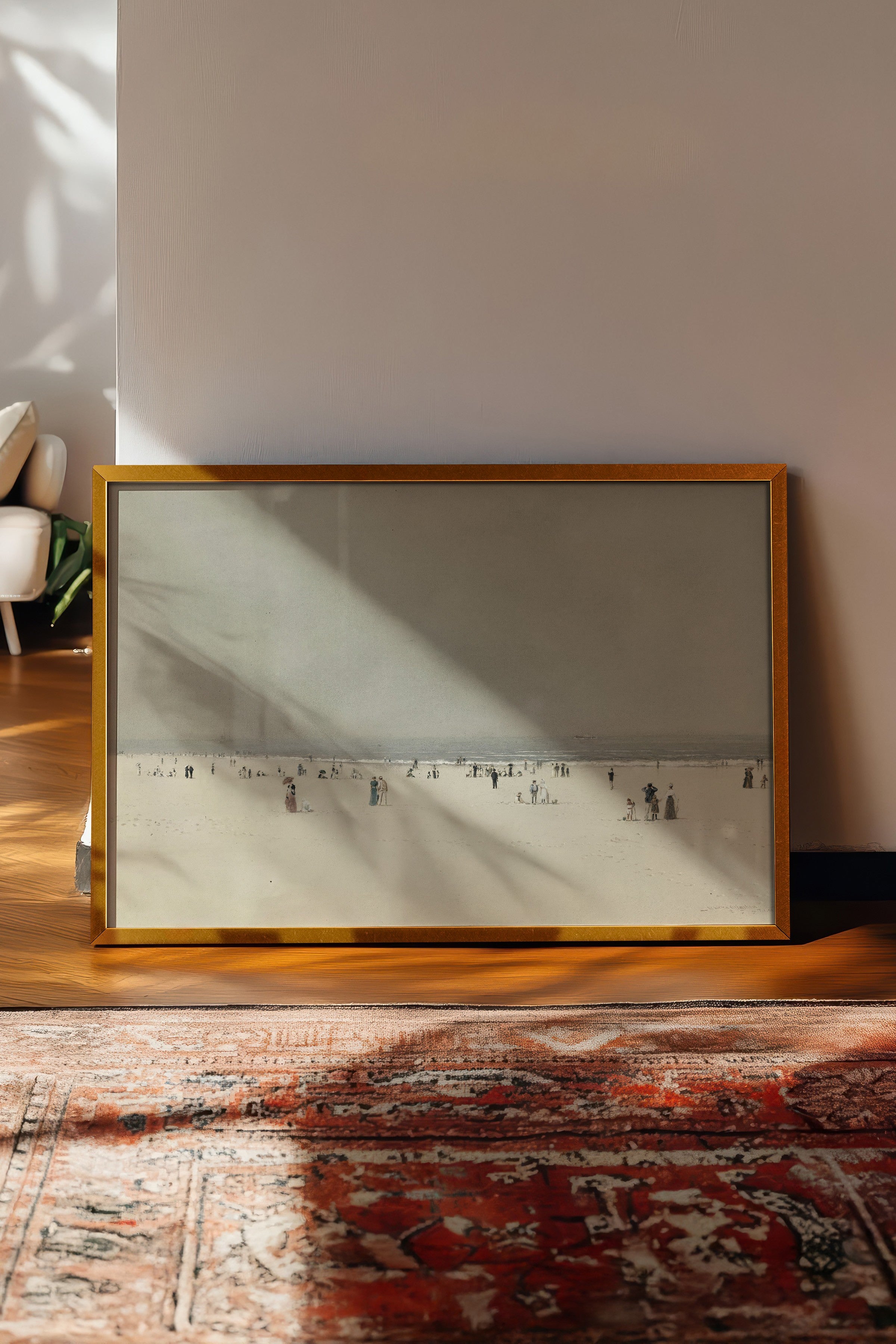 Vintage Tablo, Gold Çerçeveli Poster, Vintage Duvar Dekoru