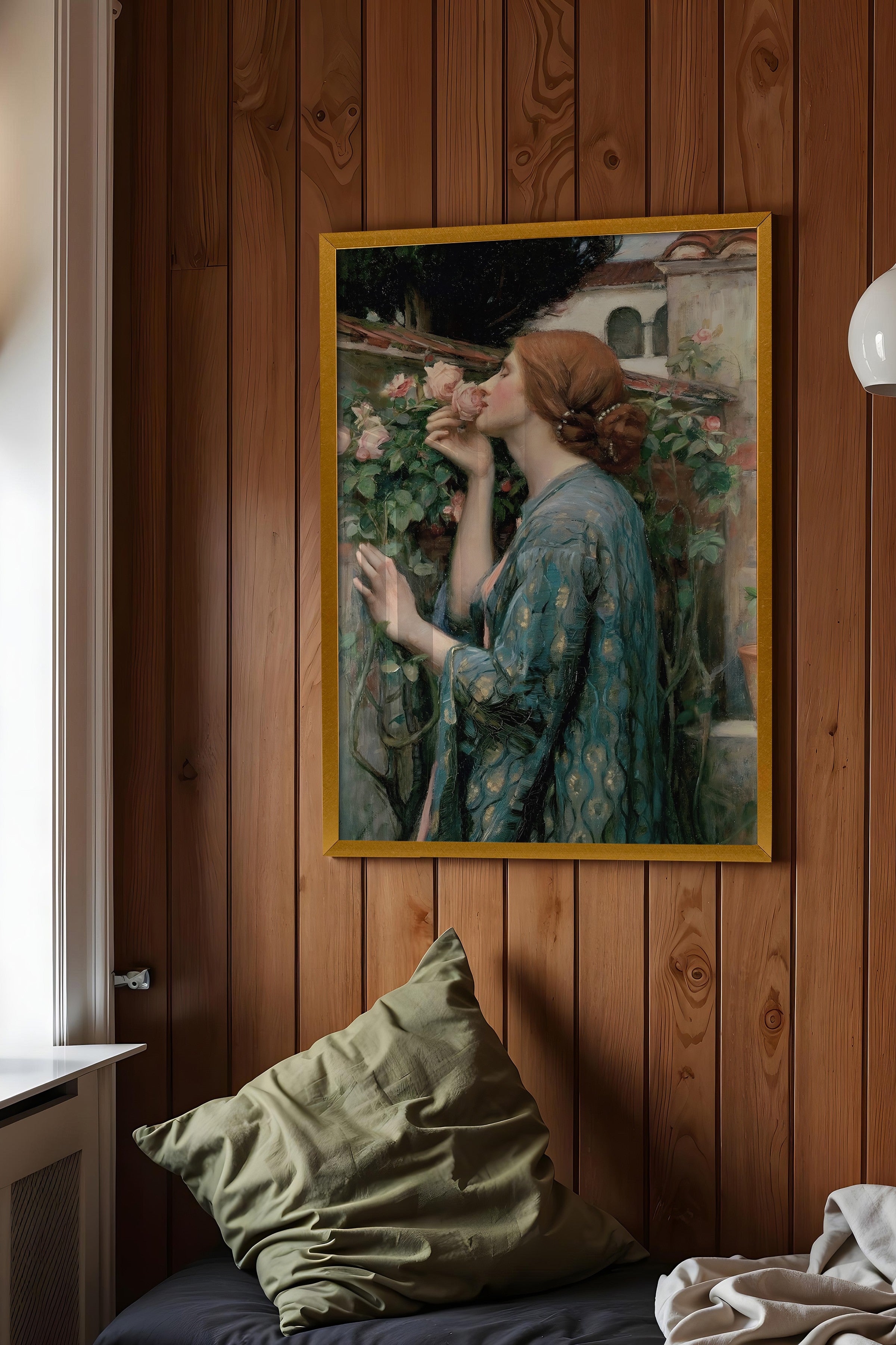 Vintage Tablo, Gold Çerçeveli Poster, Vintage Duvar Dekoru