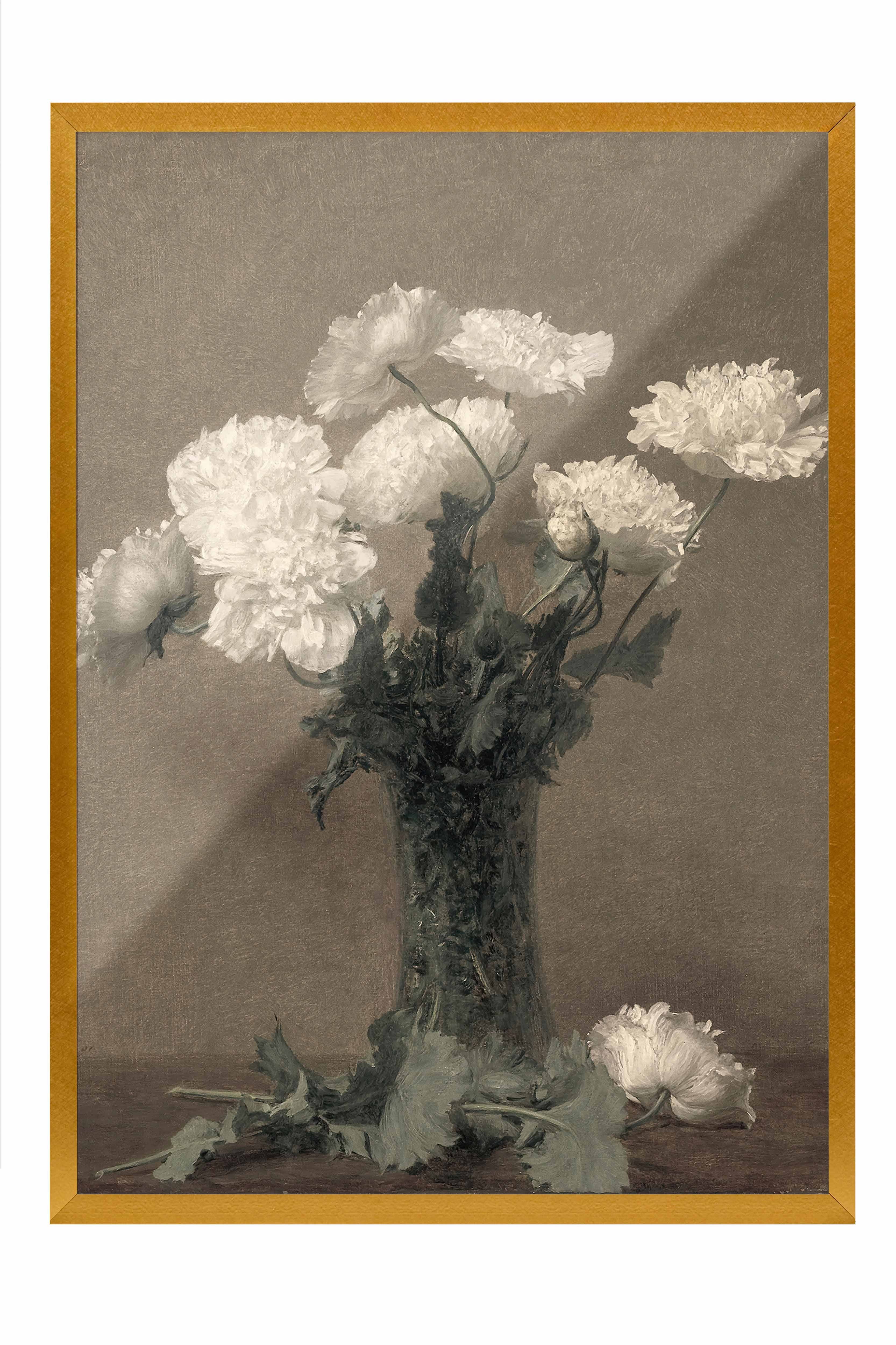 Vintage Tablo, Gold Çerçeveli Poster, Vintage Duvar Dekoru