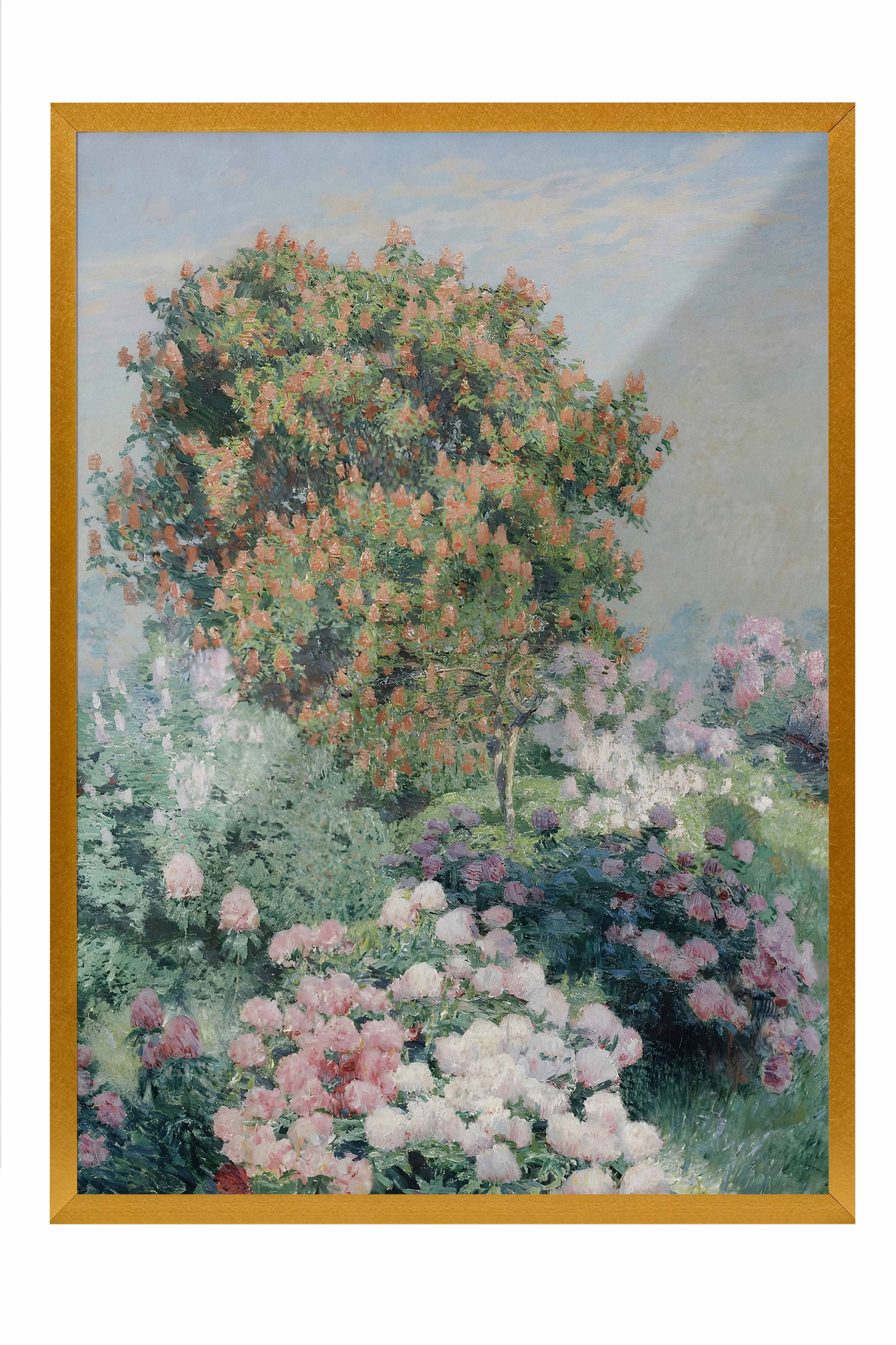 Vintage Tablo, Gold Çerçeveli Poster, Vintage Duvar Dekoru