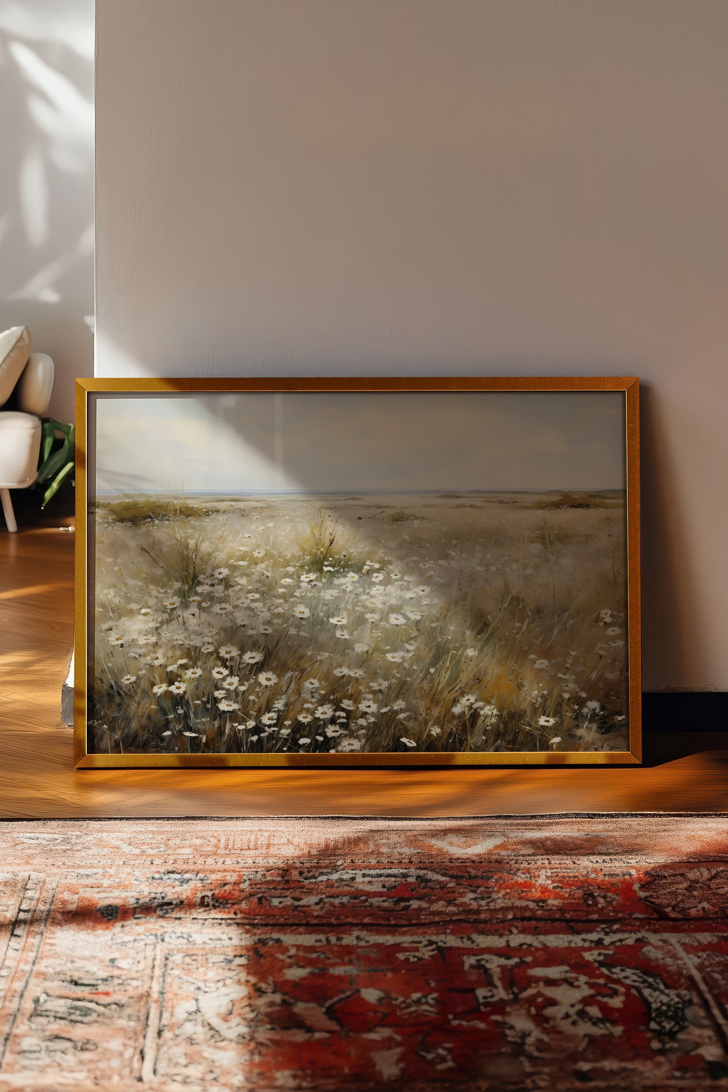 Vintage Tablo, Gold Çerçeveli Poster, Vintage Duvar Dekoru