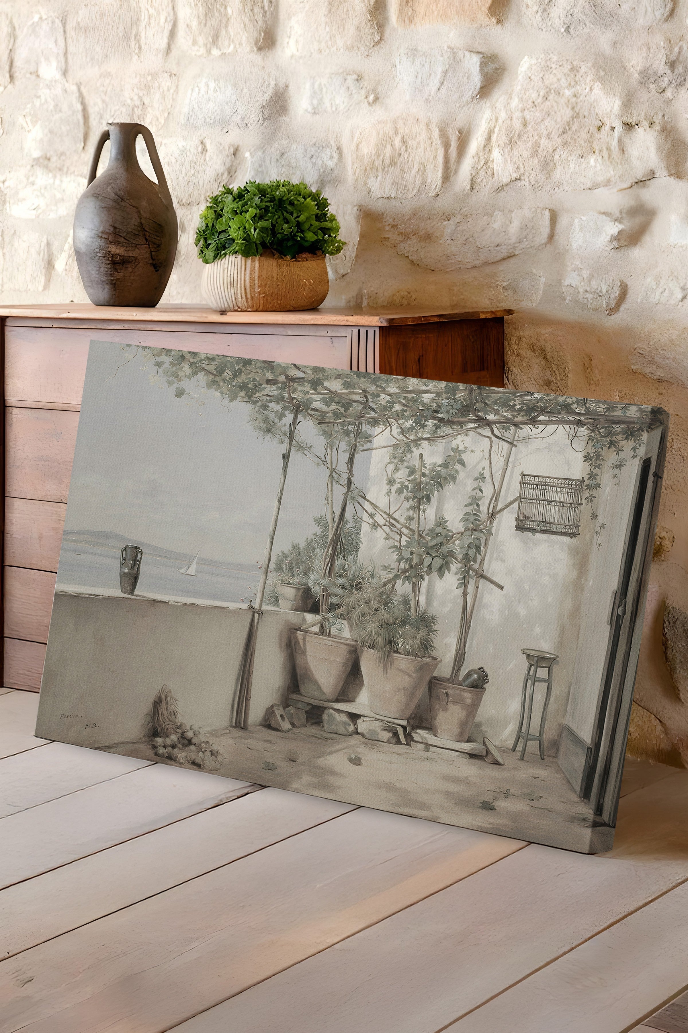 Vintage Tablo, Kanvas Tablo, Vintage Duvar Dekoru