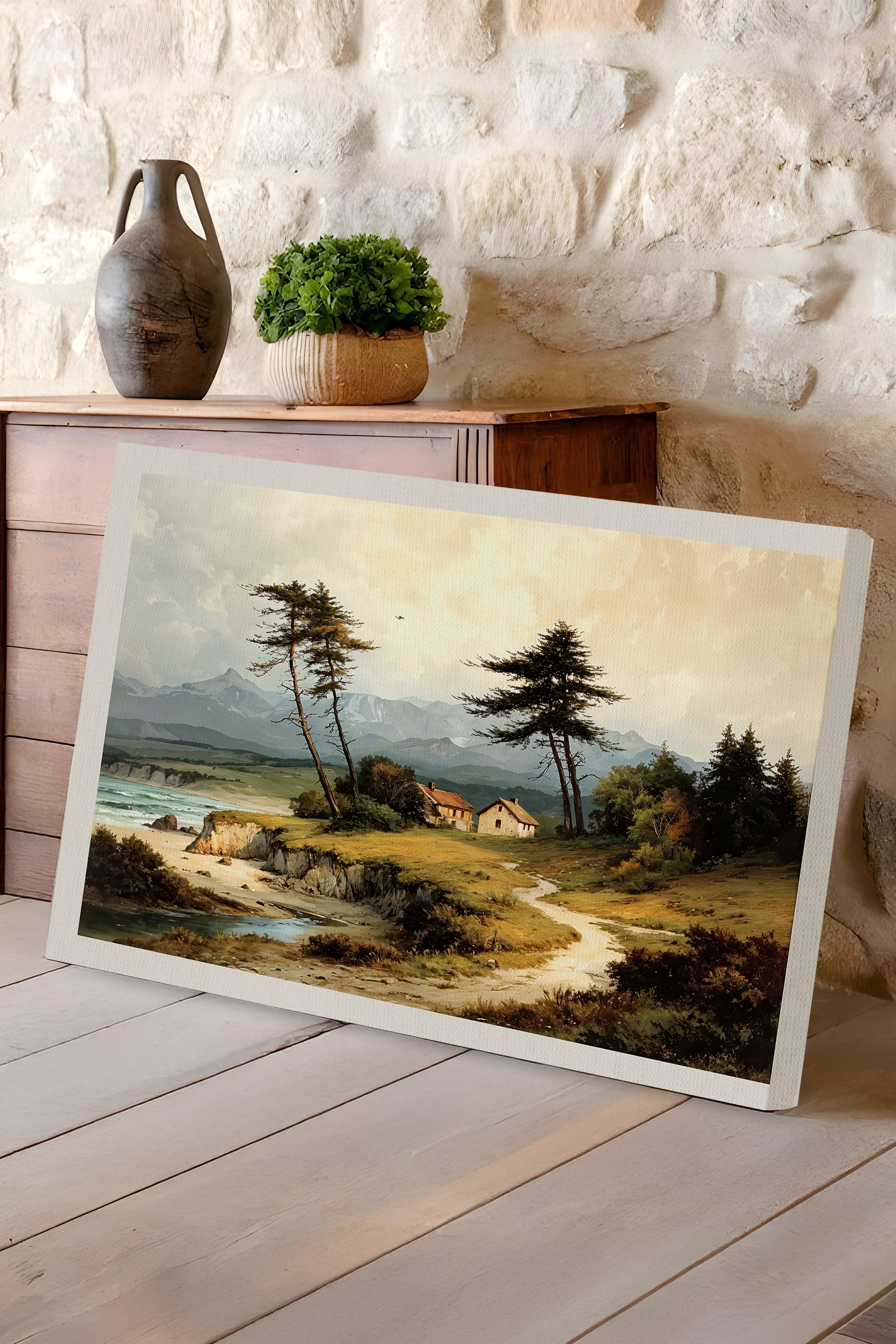 Vintage Tablo, Kanvas Tablo, Vintage Duvar Dekoru