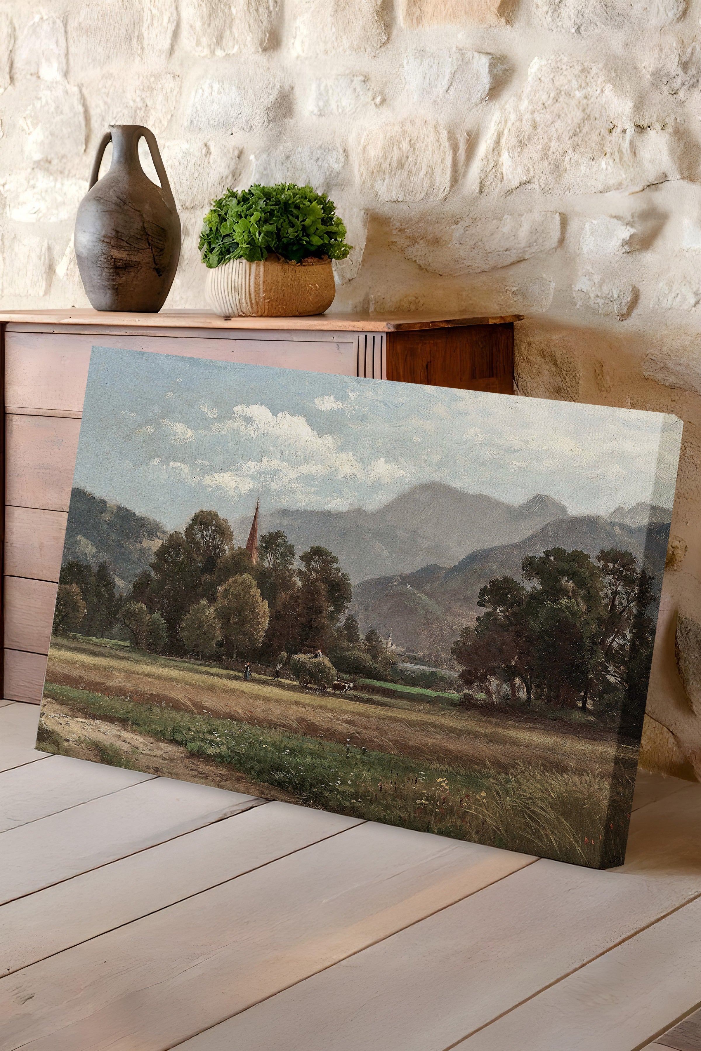Vintage Tablo, Kanvas Tablo, Vintage Duvar Dekoru