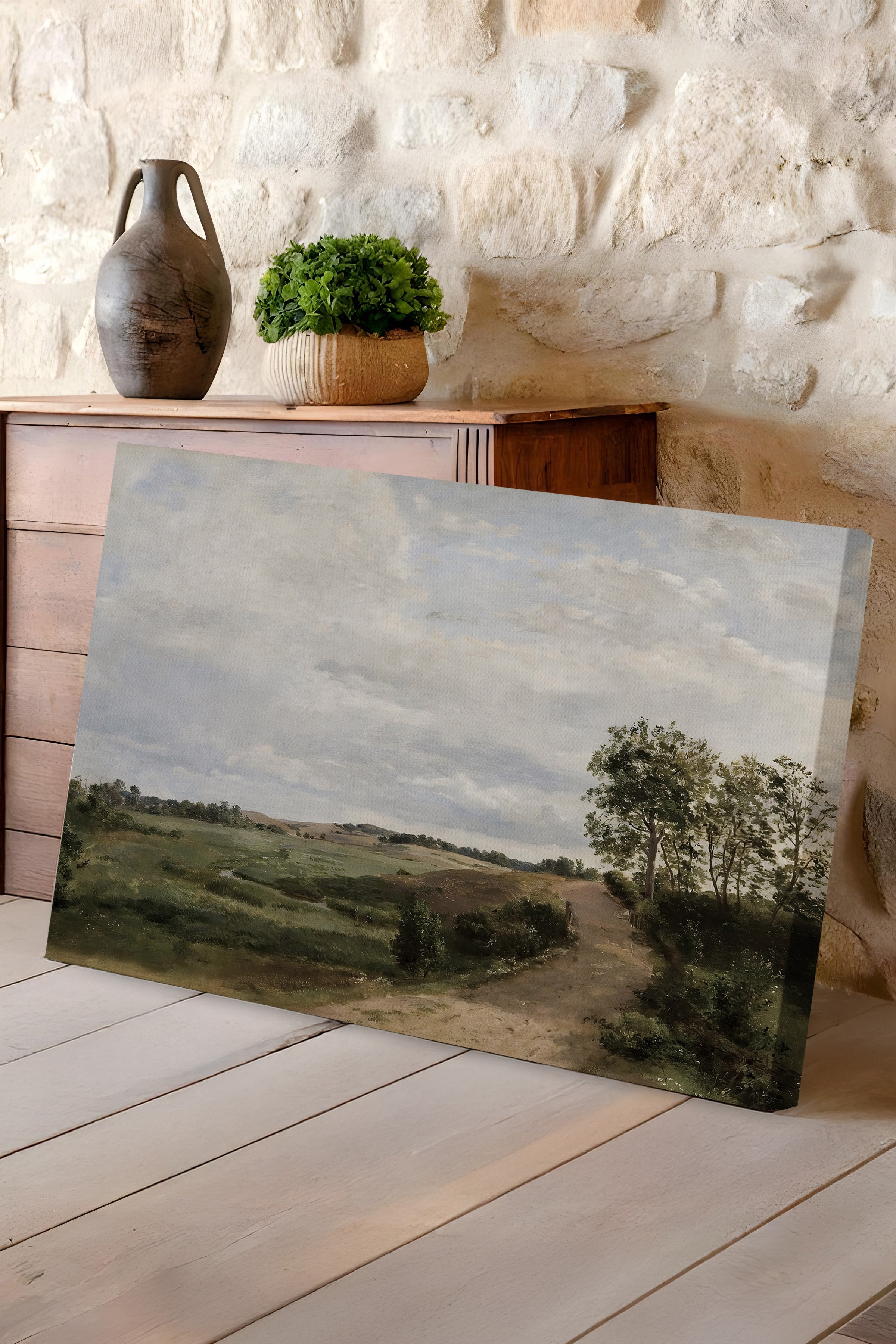 Vintage Tablo, Kanvas Tablo, Vintage Duvar Dekoru
