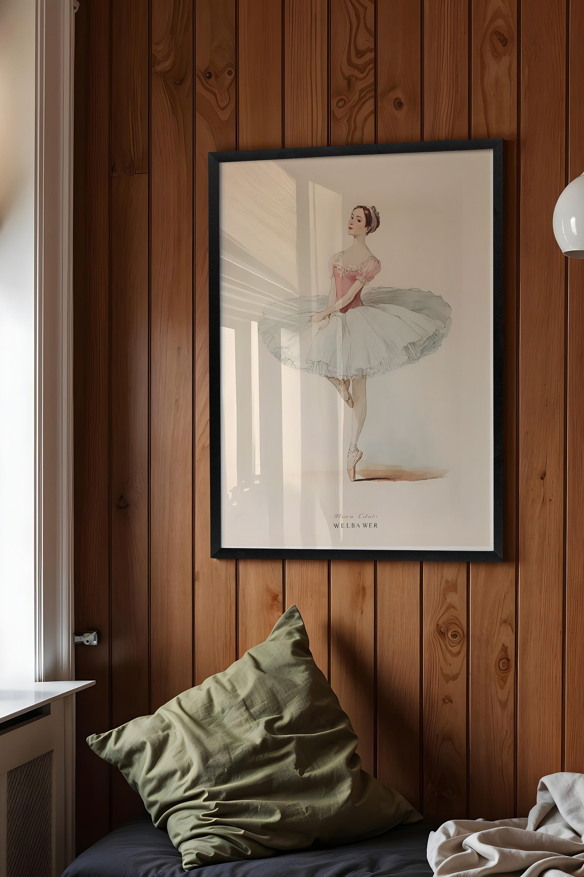 Vintage Tablo, Siyah Çerçeveli Poster, Vintage Duvar Dekoru