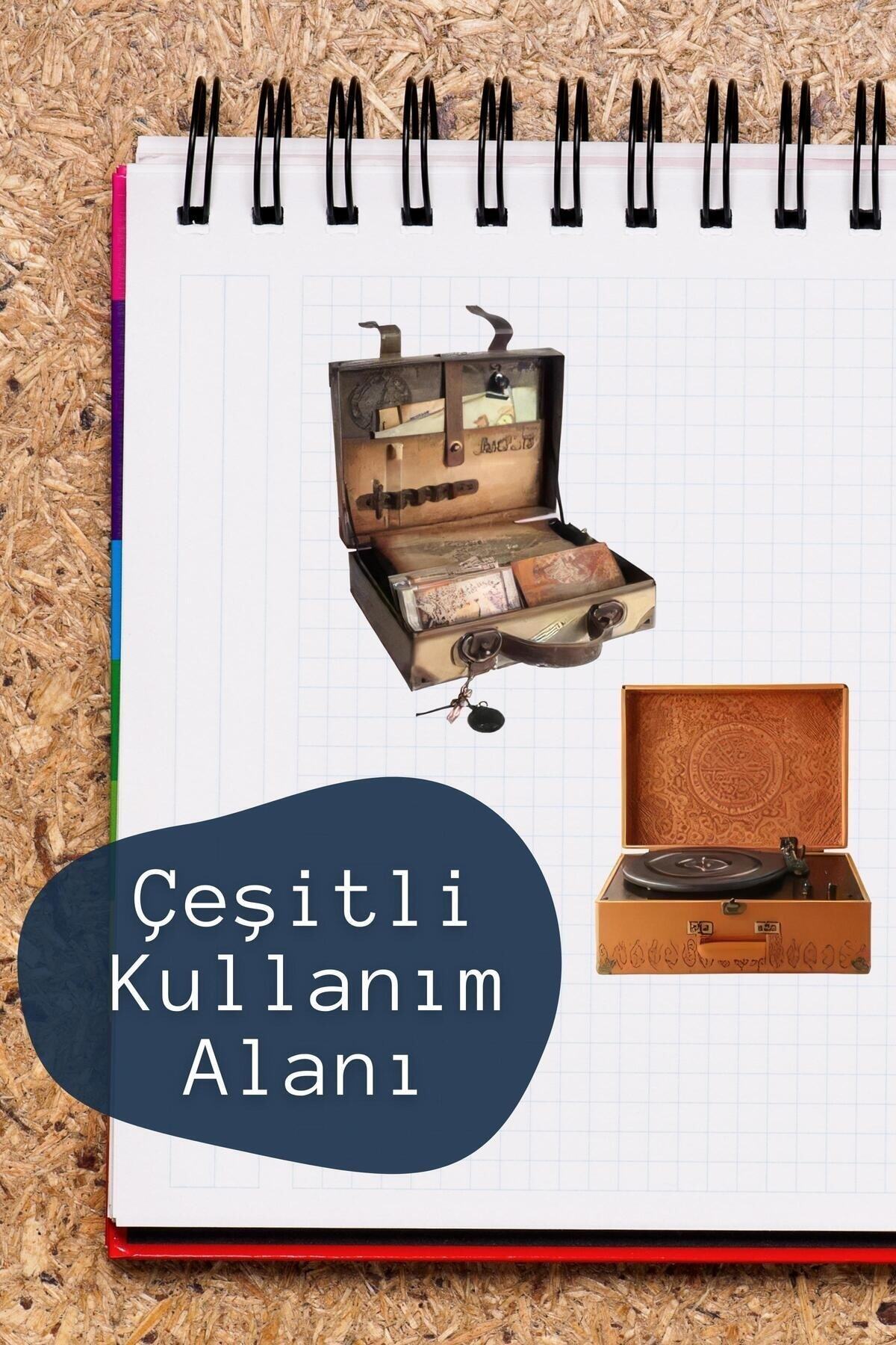 Vintage Temalı Sticker Seti - 11 Adet Etiket Seti- Telefon, Tablet, Defter Laptop Uyumlu Etiket