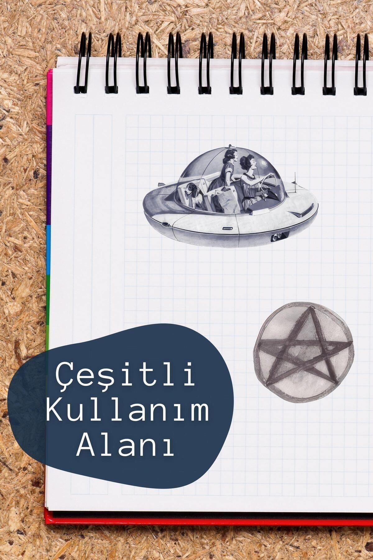 Vintage Temalı Sticker Seti - 8 Adet Etiket Seti- Telefon, Tablet, Defter Laptop Uyumlu Etiket