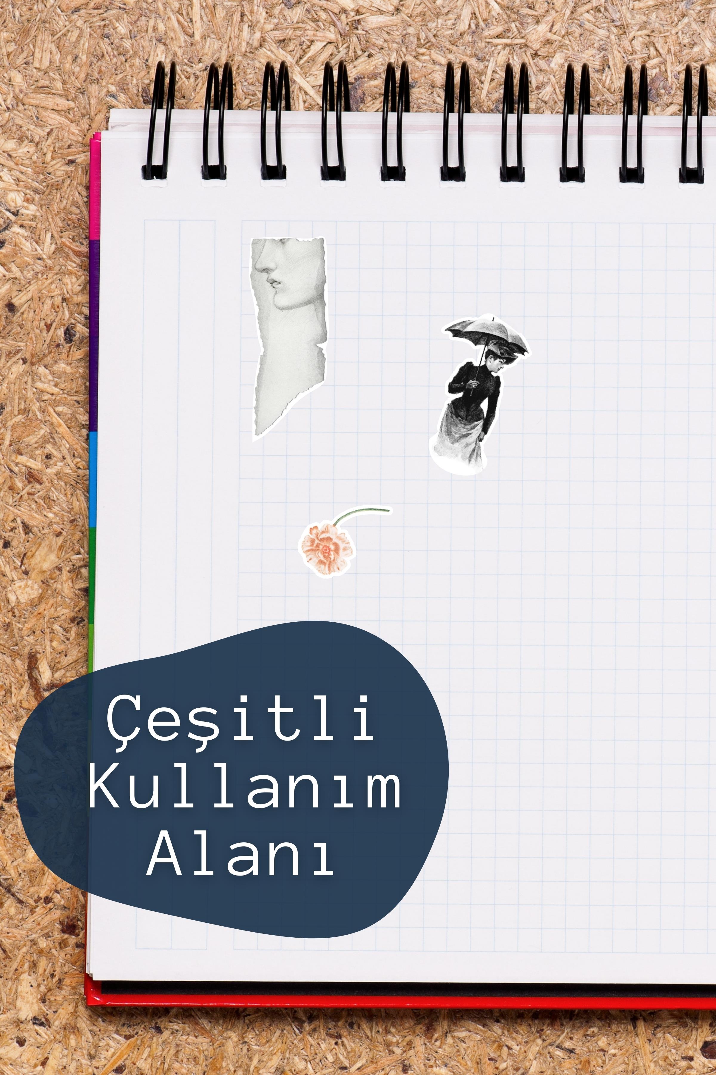 Vintage ve Müzik Etiket Seti, 12 Adet Su Geçirmez, Vintage Sticker, Journal, Memopad, Günlük Uyumlu