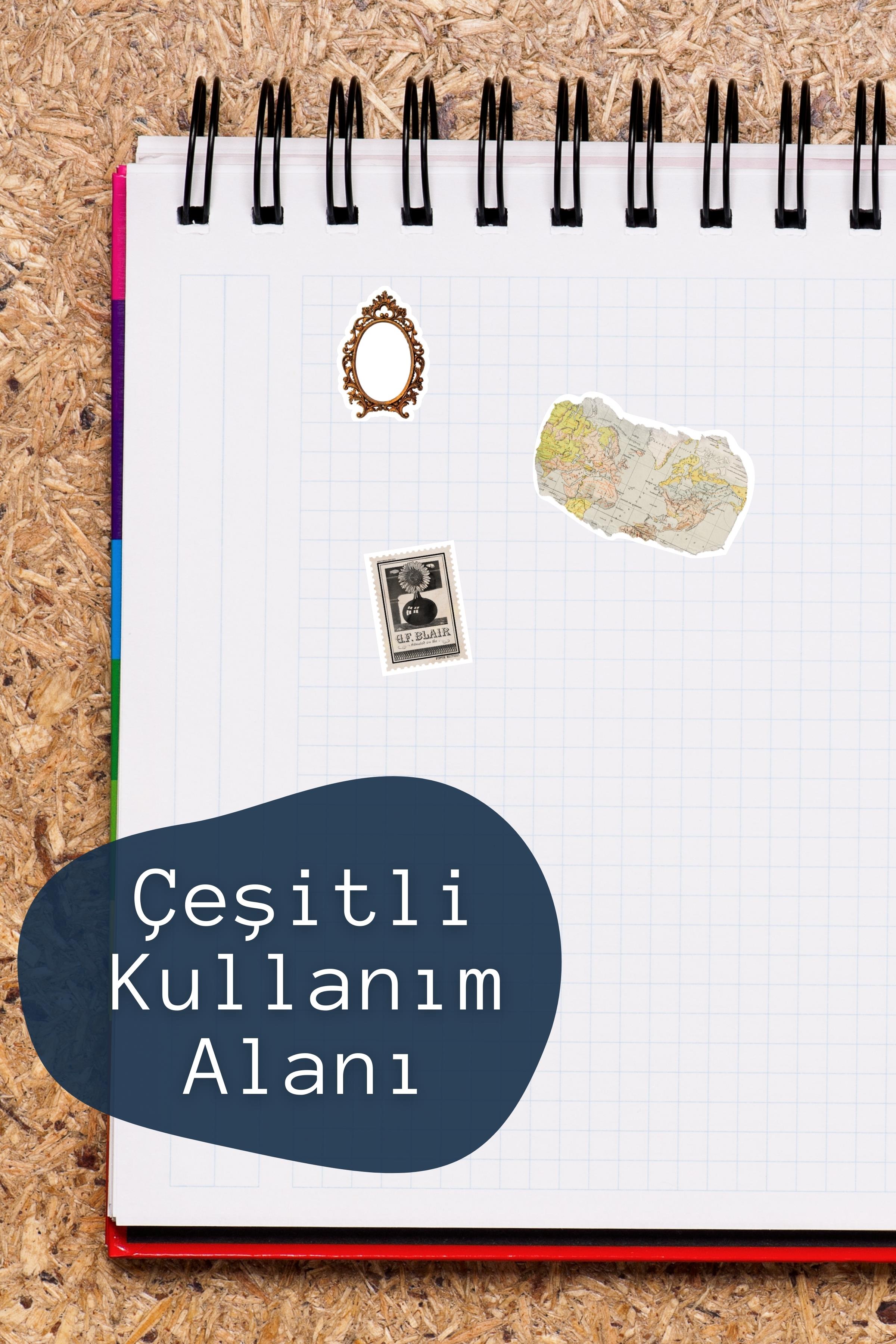 Vintage ve Retro Etiket Seti, 16 Adet Su Geçirmez, Vintage Sticker, Journal, Memopad, Günlük Uyumlu