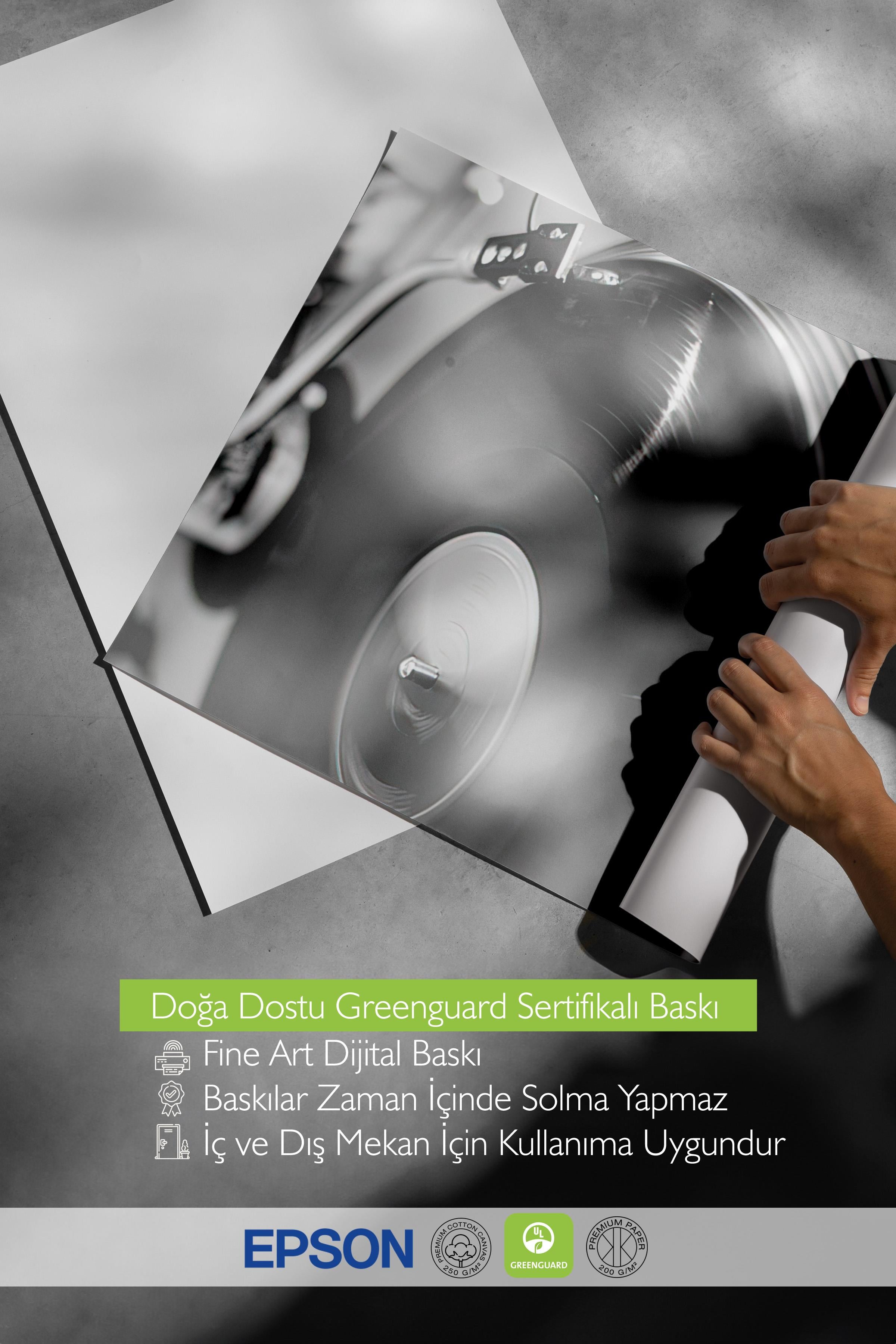 Vinyl Record Poster, Çerçevesiz Duvar Posteri, Dikey Duvar Tablosu Comfort Serisi NO:108394