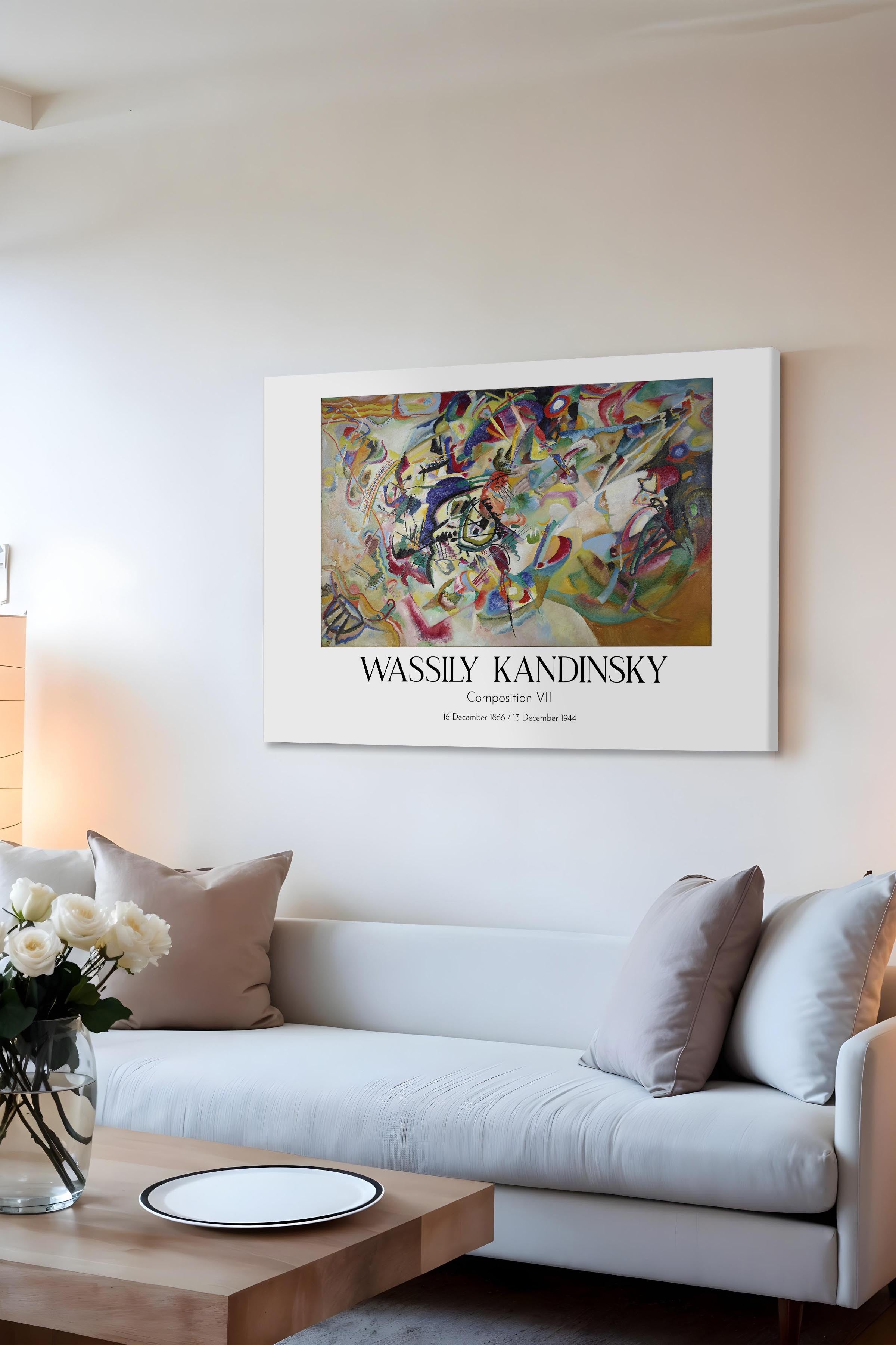 Wassily Kandinsky - Composition VII, Kanvas Tablo, Sanat Serisi NO:112439