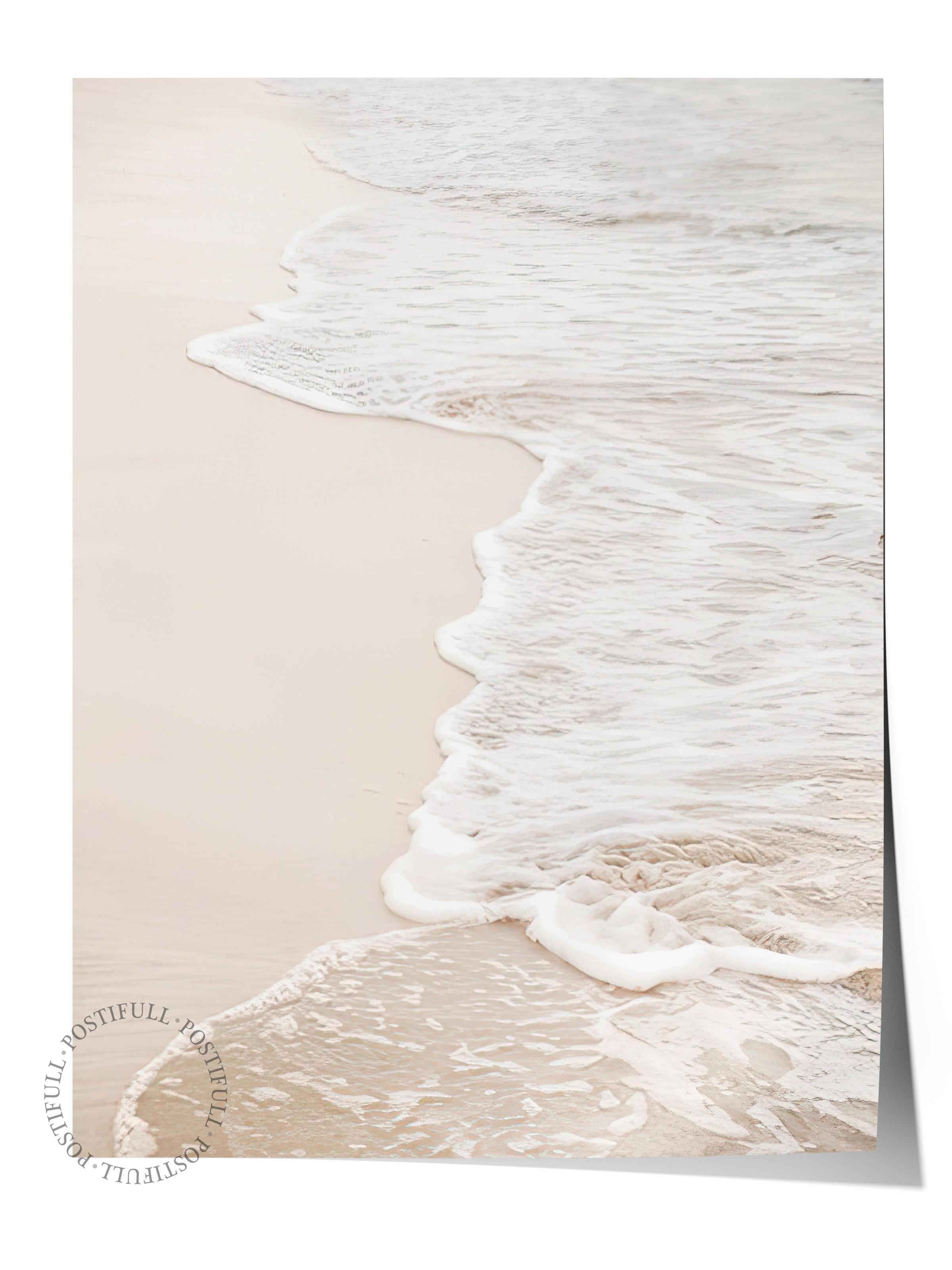 Waves of Silence Poster, Çerçevesiz Duvar Posteri, Dikey Duvar Tablosu Comfort Serisi NO:108419