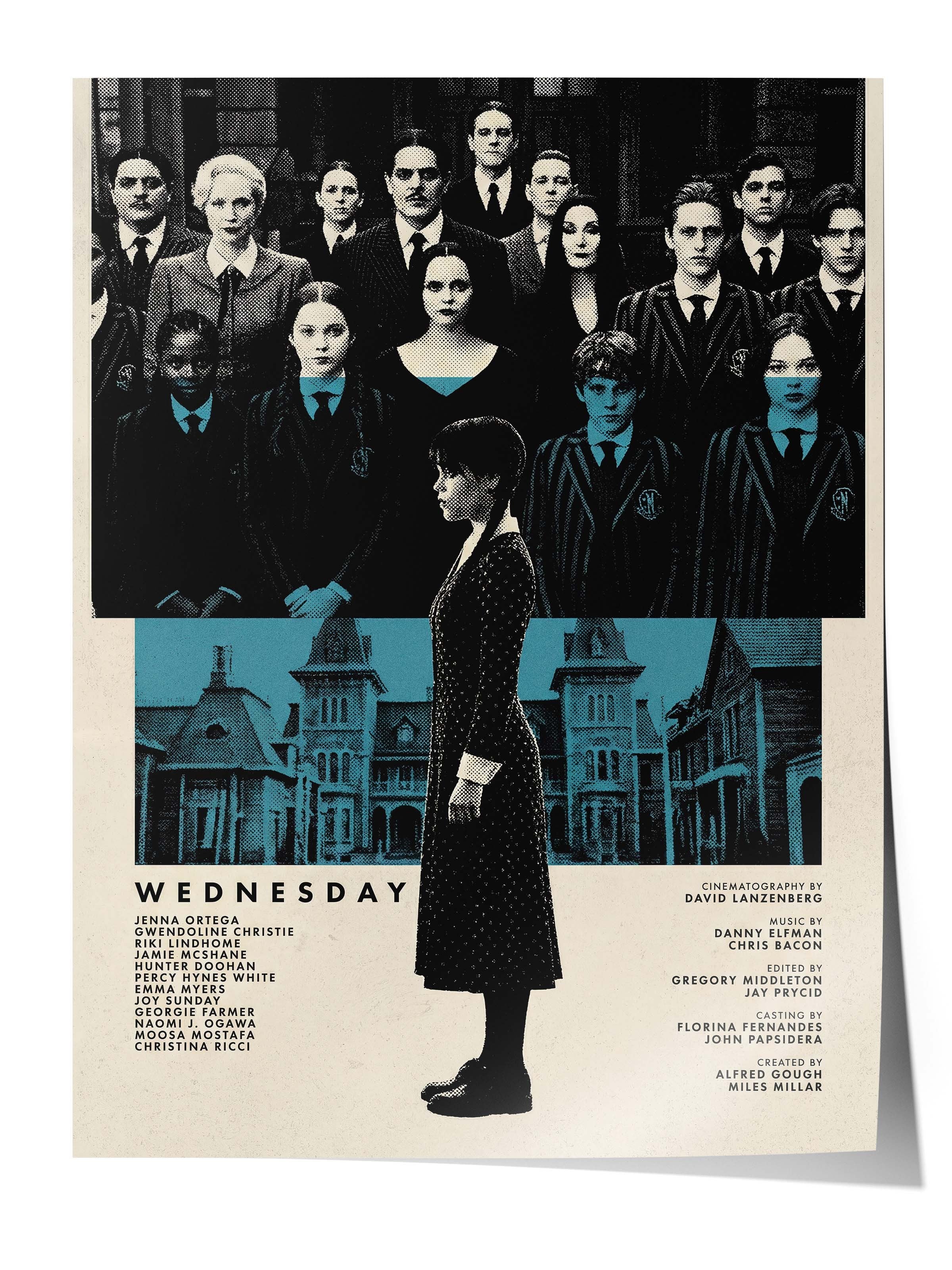 Wednesday Posteri, Sinema ve Dizi Tablo Posterleri, Film Dizi Afişleri NO:112782